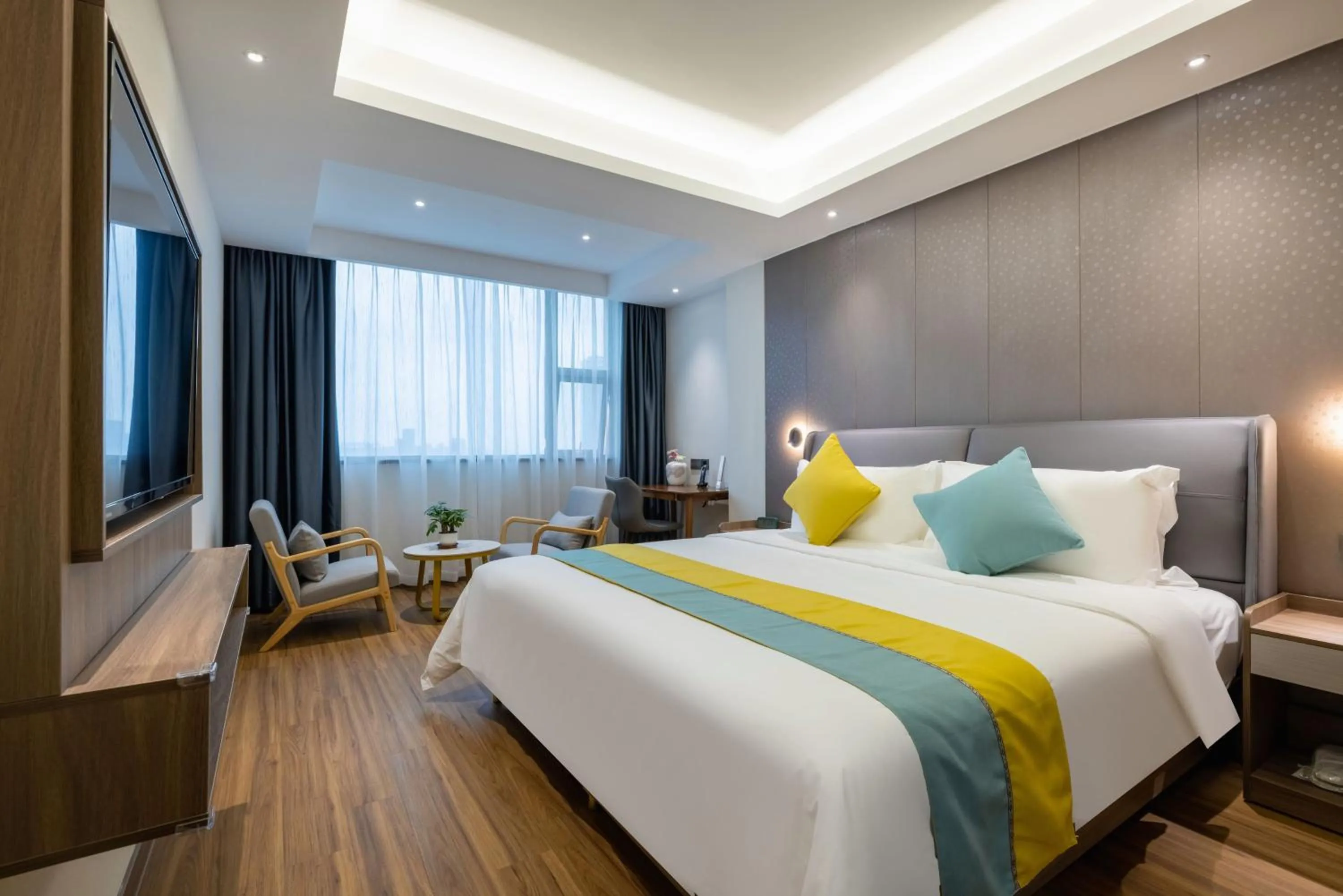 Bed in Citadines Zhengda Mall Hefei