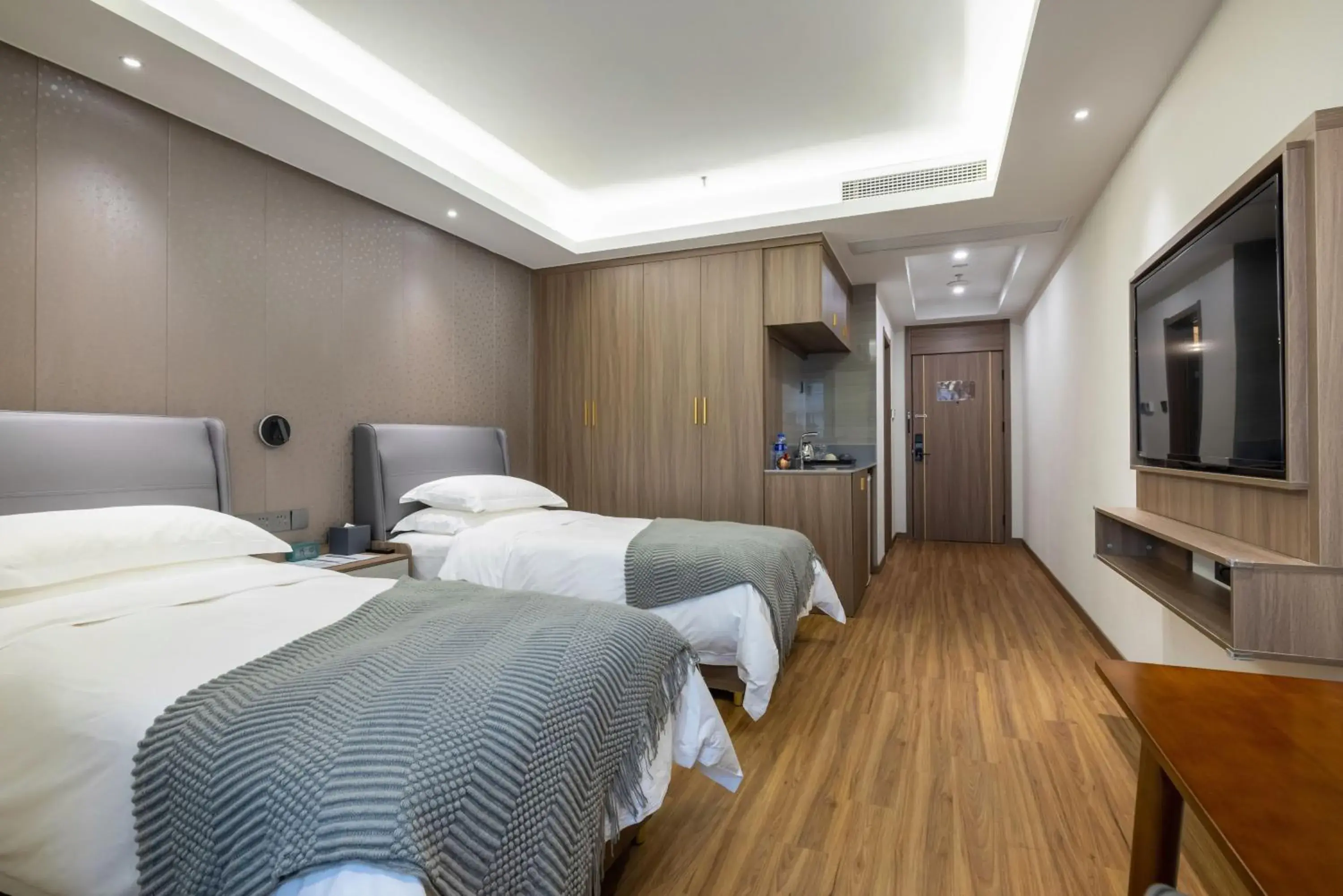 TV and multimedia, Bed in Citadines Zhengda Mall Hefei TV and multimedia, Bed in Citadines Zhengda Mall Hefei