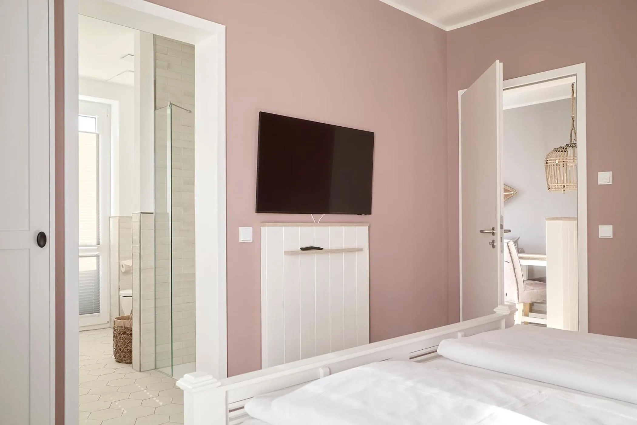 Bedroom, Bed in Beach Apartments Büsum