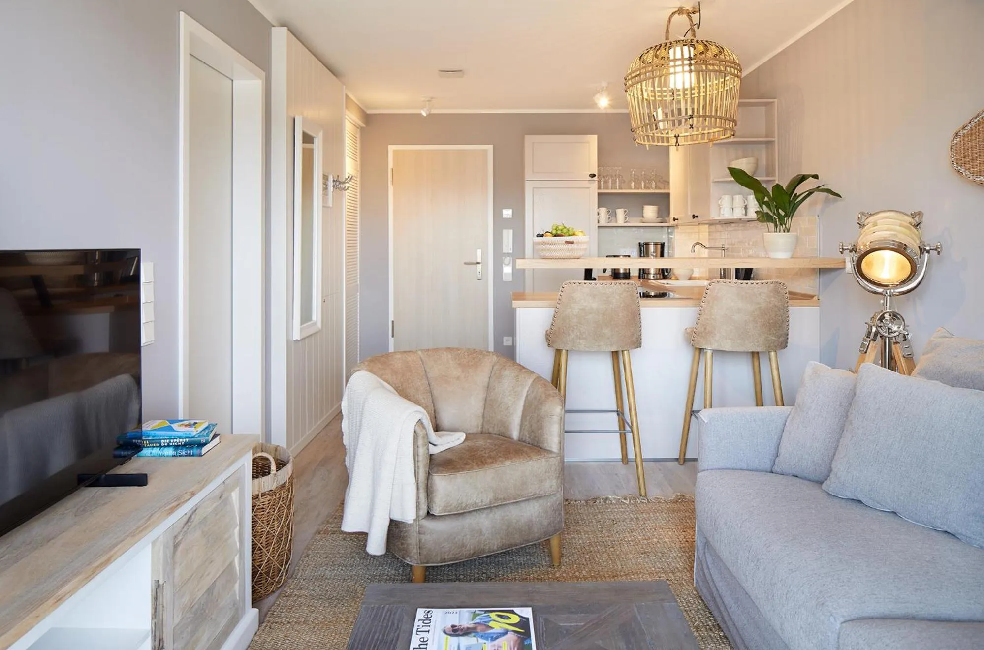 Living room in Beach Apartments Büsum