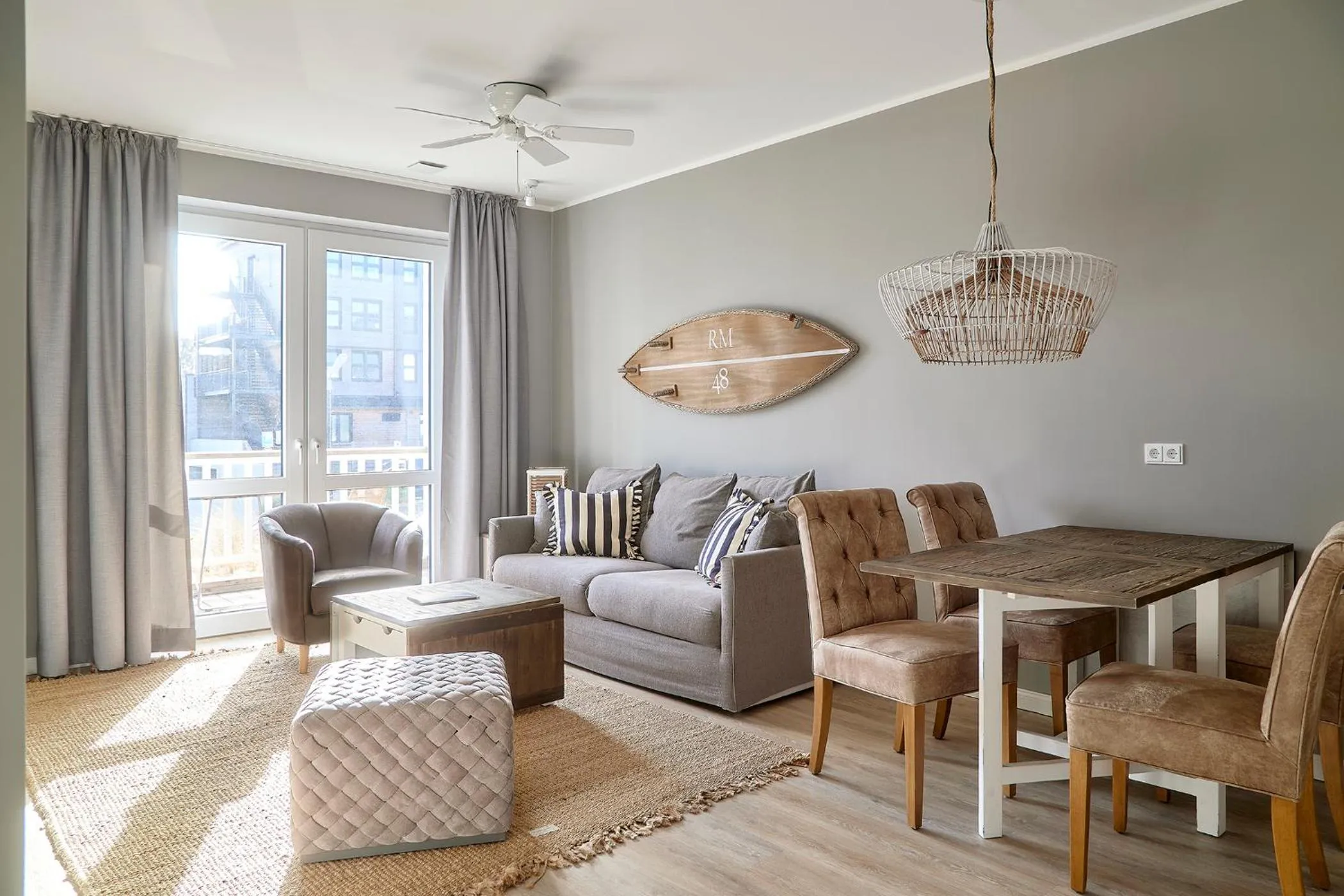 Living room in Beach Apartments Büsum