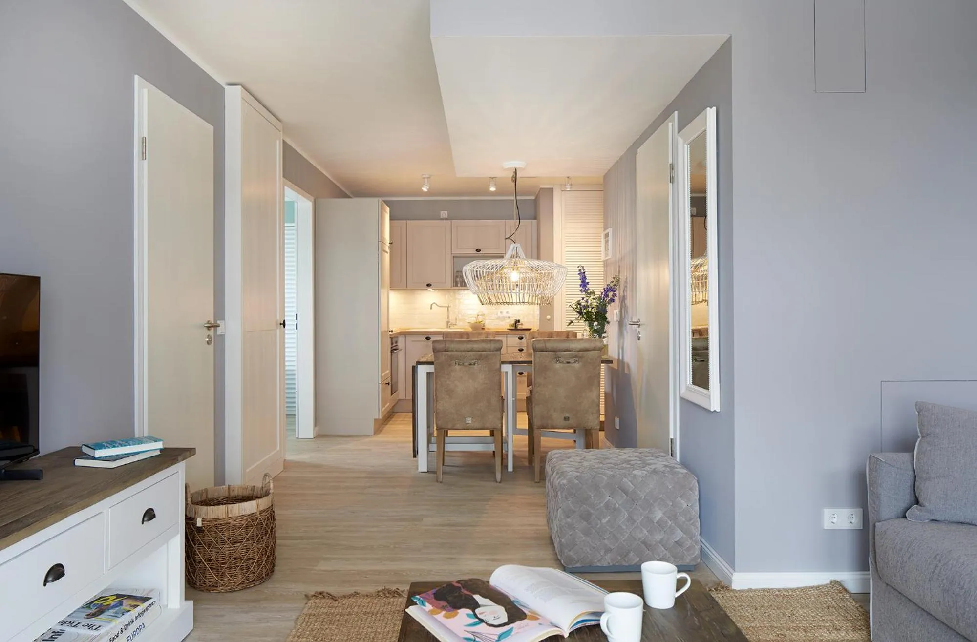 Living room in Beach Apartments Büsum