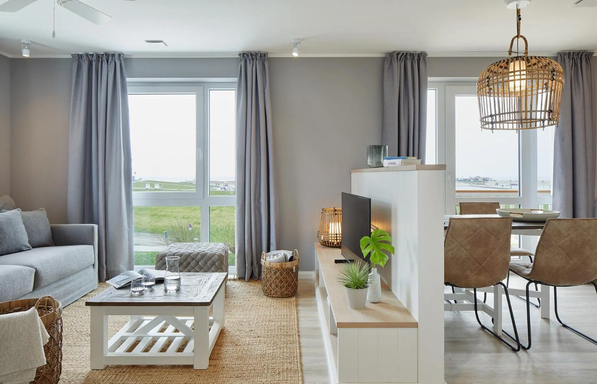 Living room in Beach Apartments Büsum