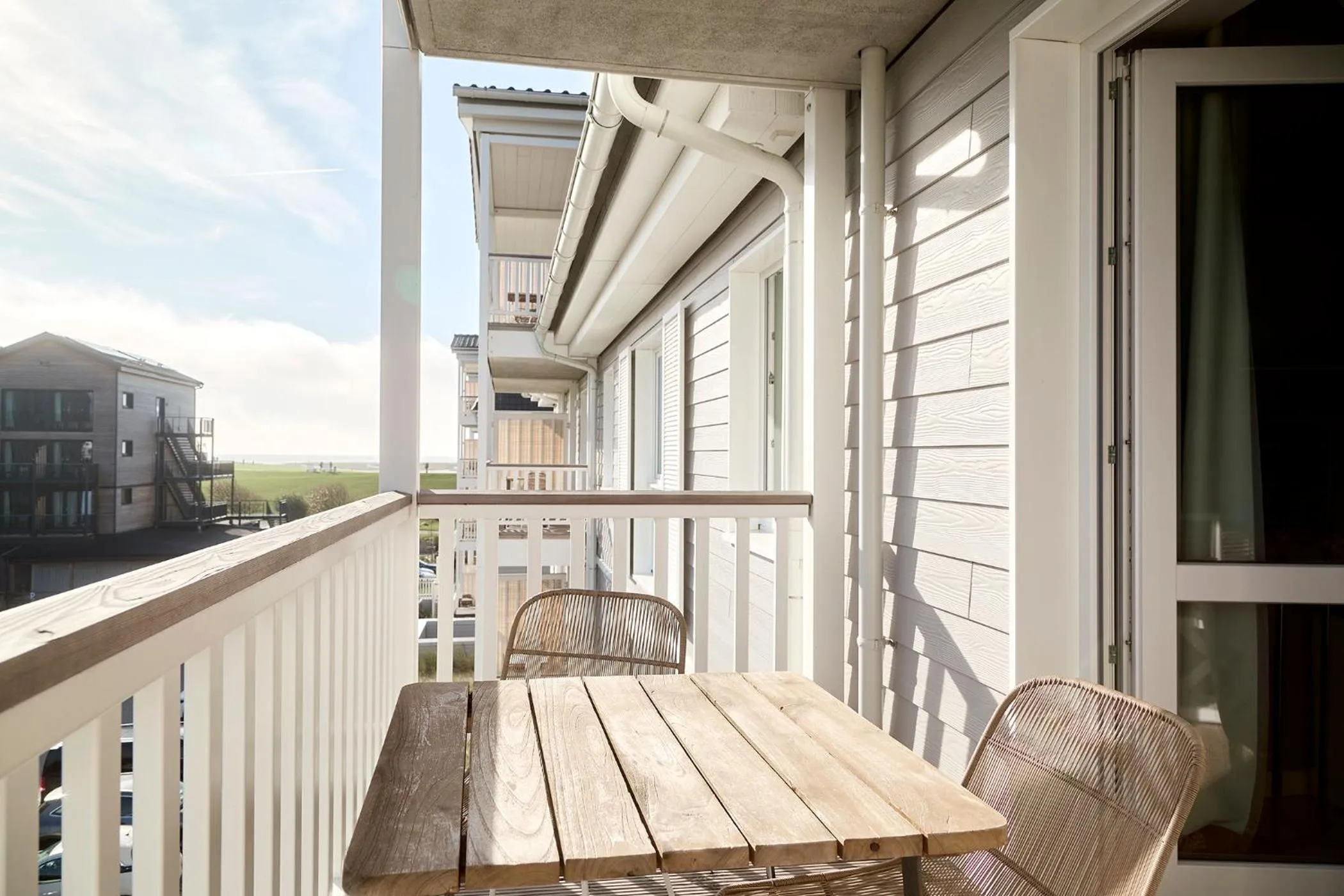 Balcony/Terrace in Beach Apartments Büsum