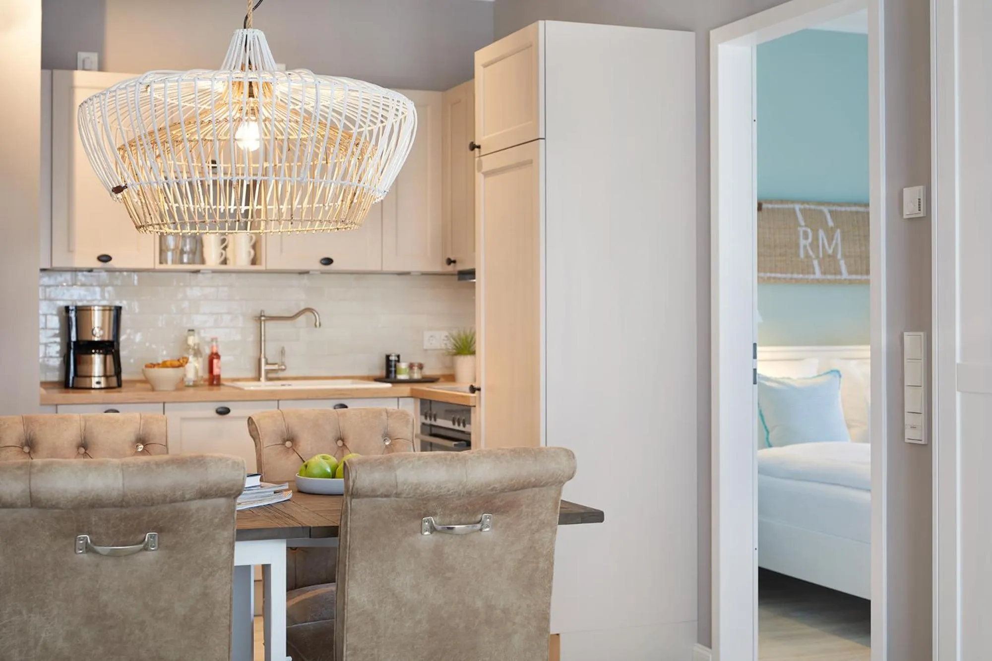 Dining area in Beach Apartments Büsum