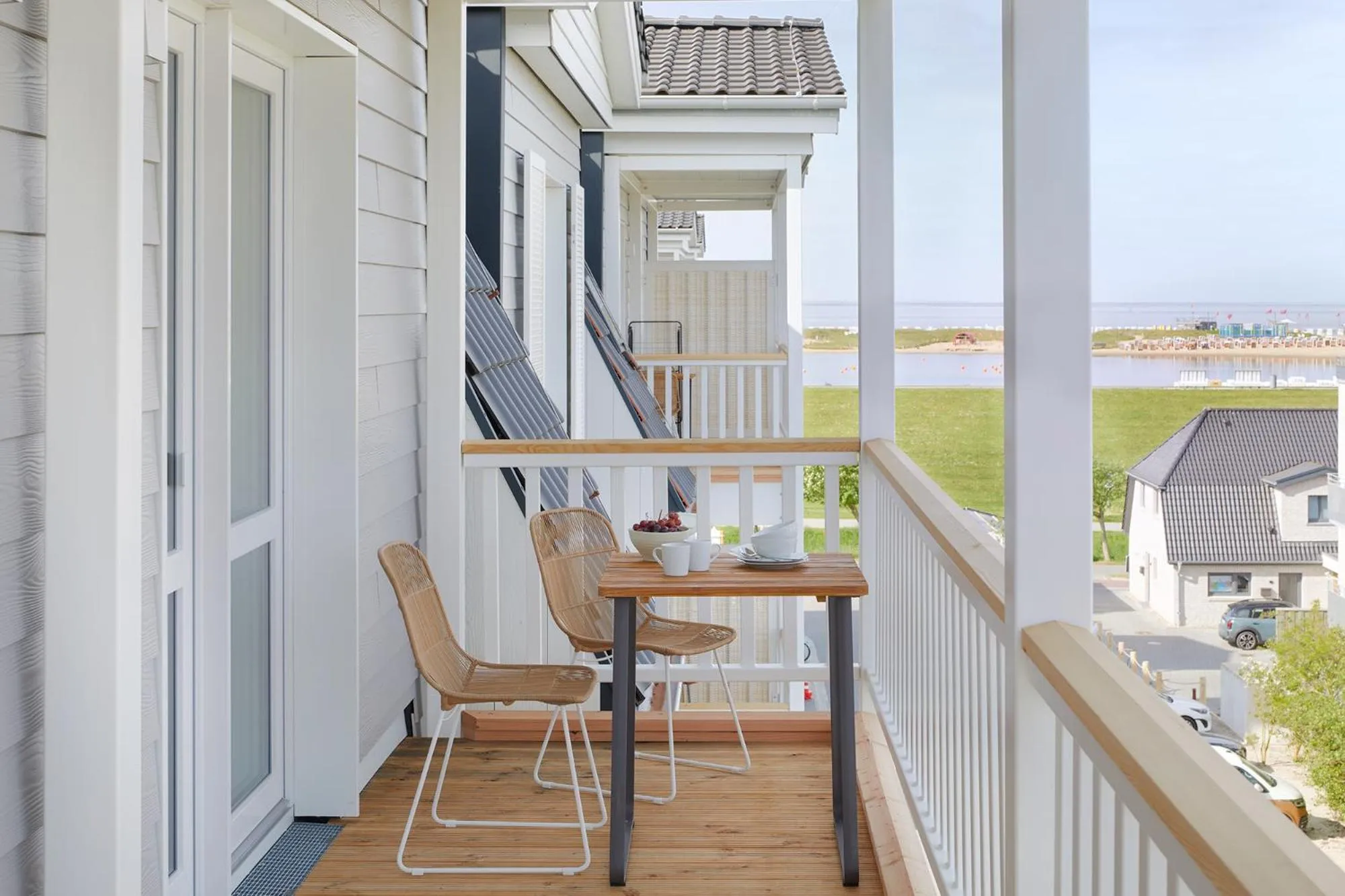 Balcony/Terrace in Beach Apartments Büsum