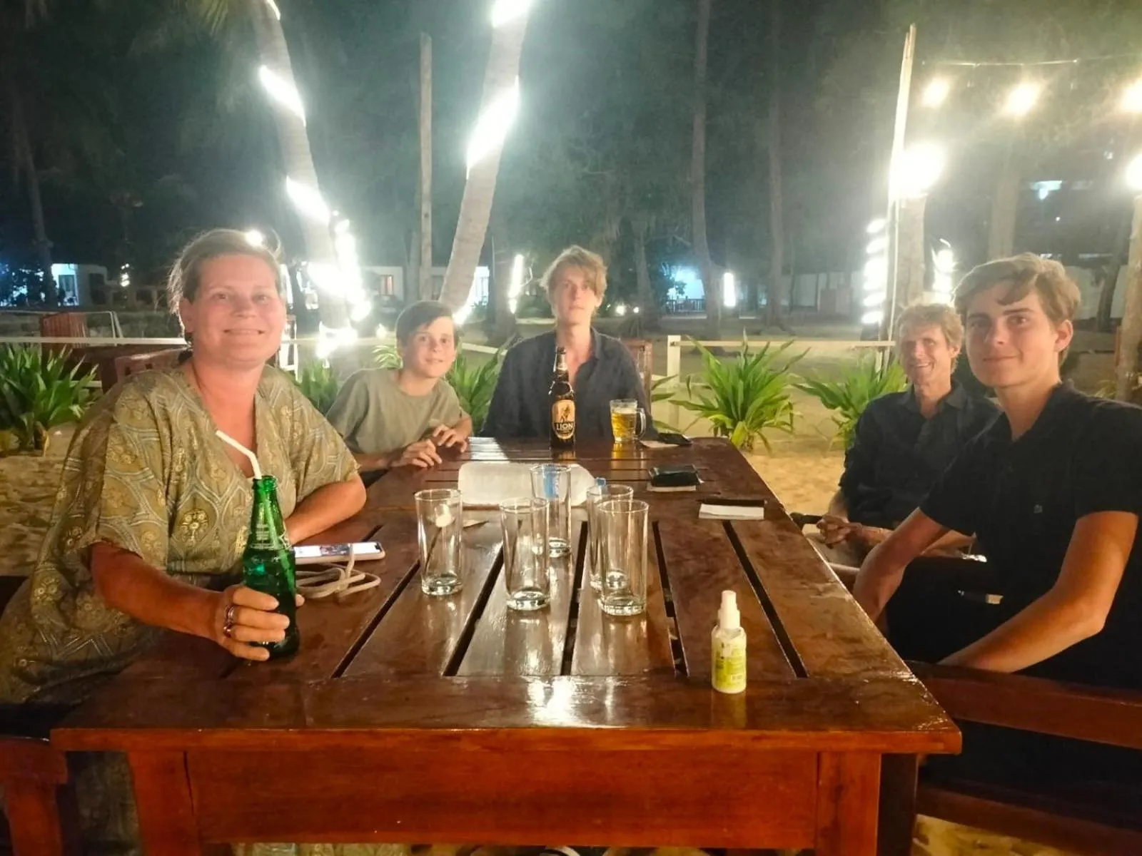 Drinks in Hotel Coral Bay