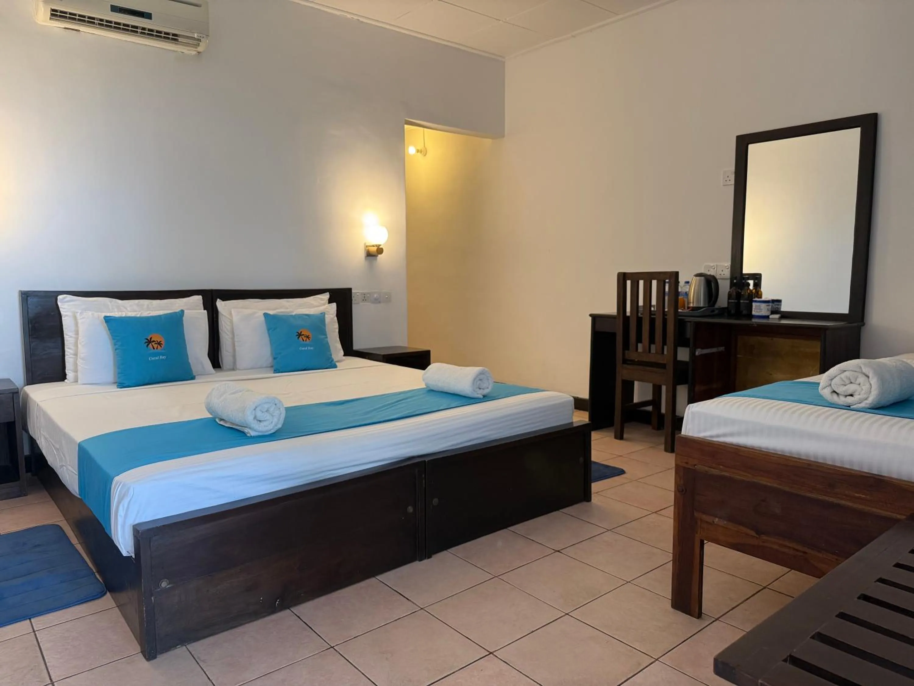 Bed in Hotel Coral Bay