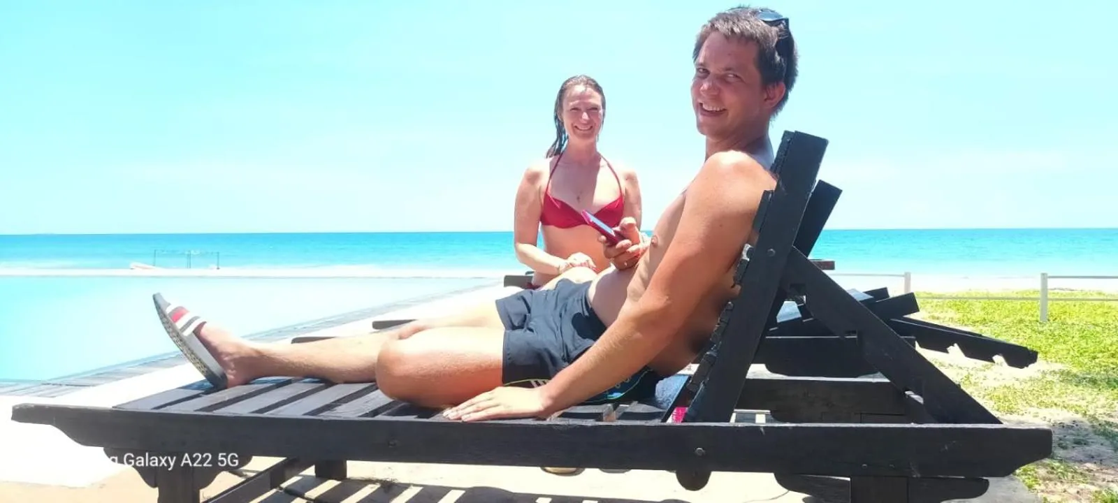 sunbed in Hotel Coral Bay