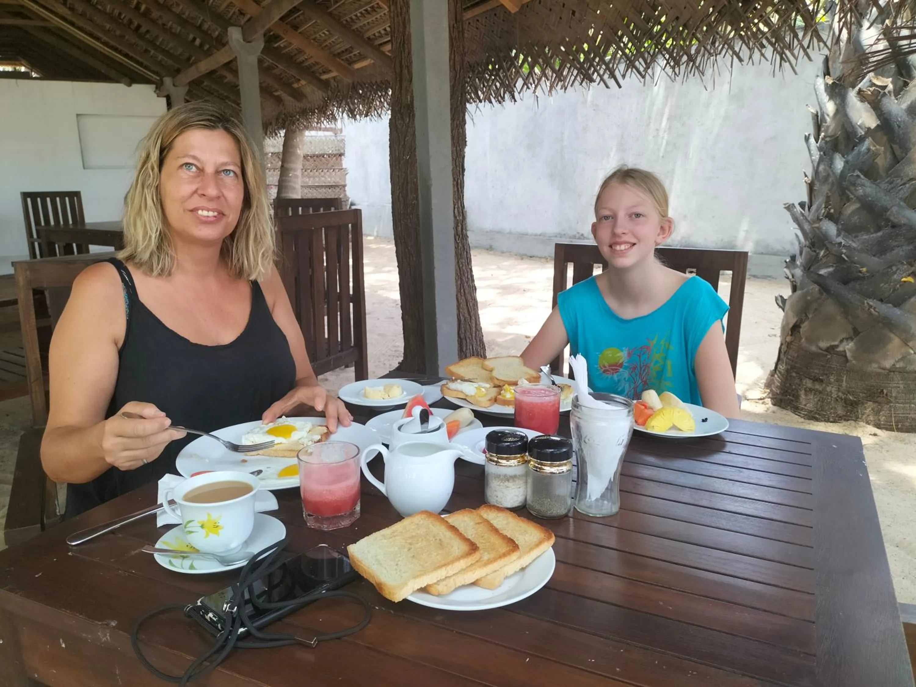 Breakfast in Hotel Coral Bay
