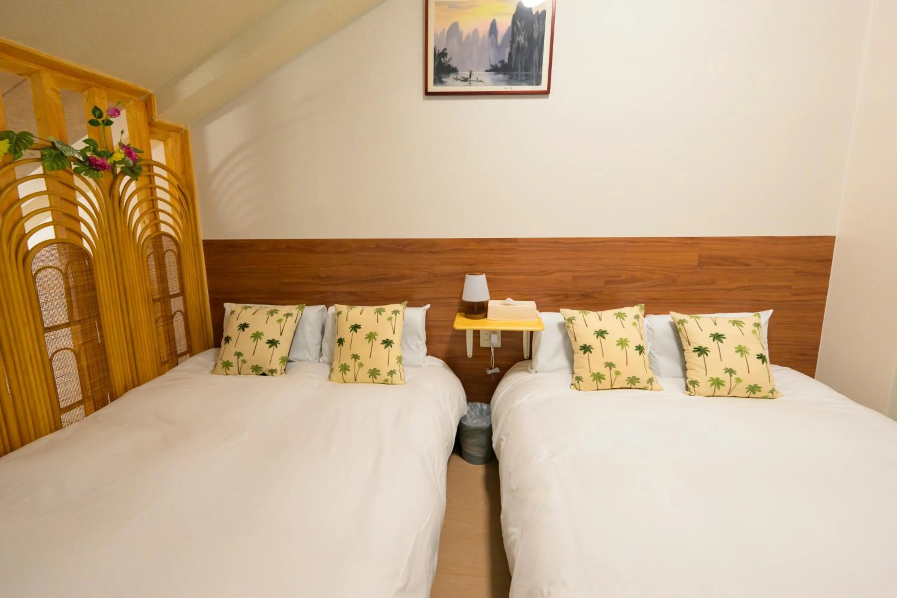 Bed in HOTEL AARON通天東