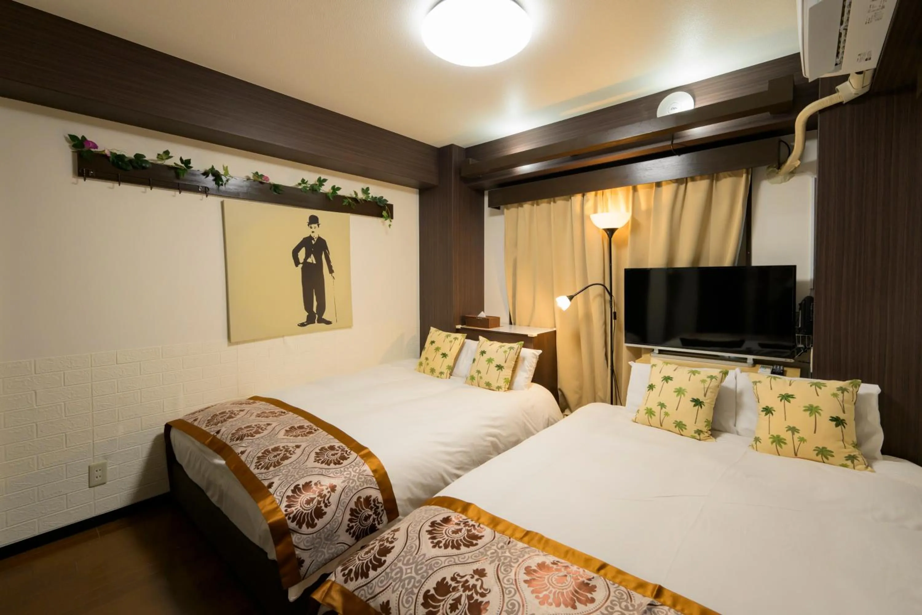 Bed in HOTEL AARON通天東