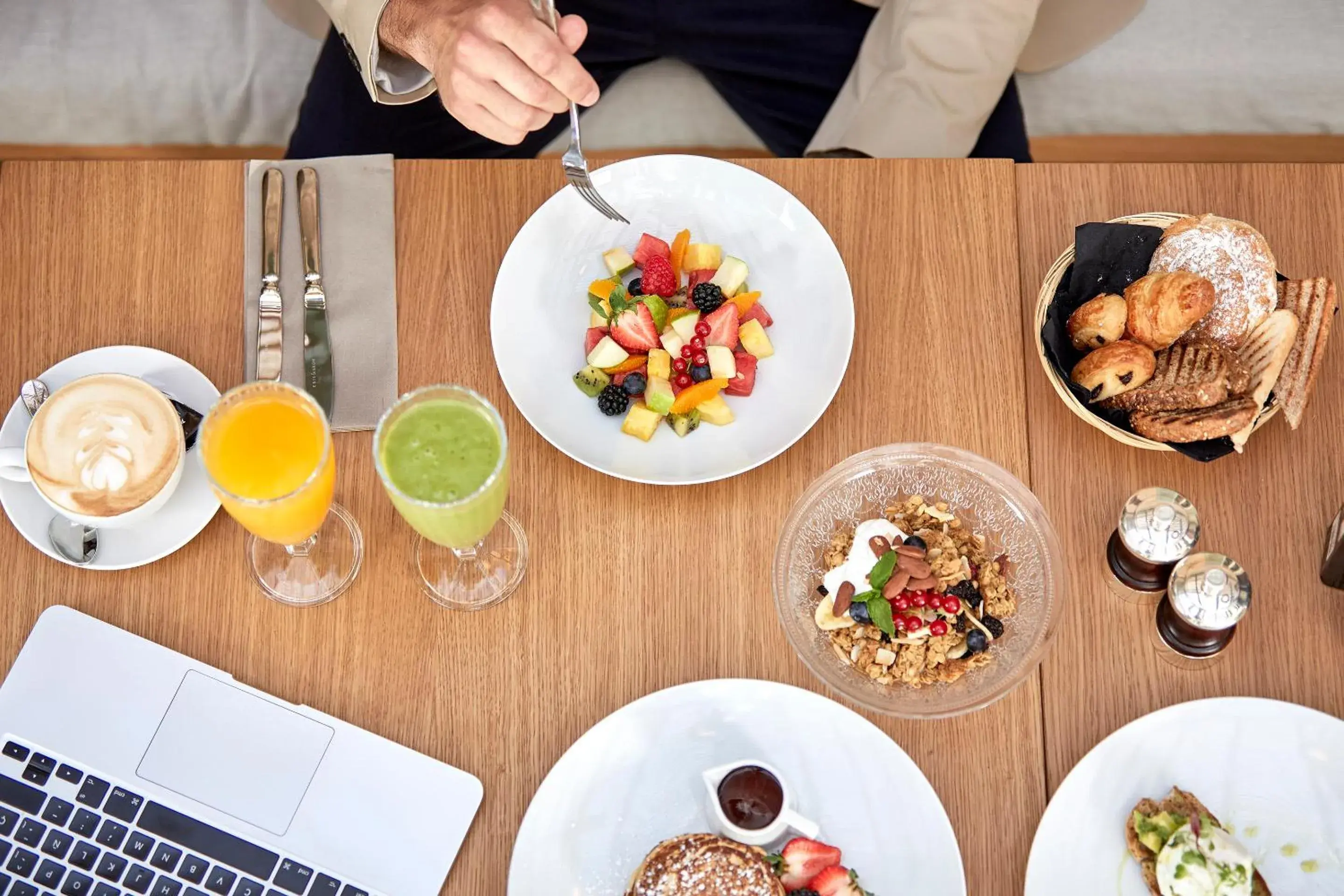 Buffet breakfast in MHOUSE Boutique Hotel Palma Buffet breakfast in MHOUSE Boutique Hotel Palma