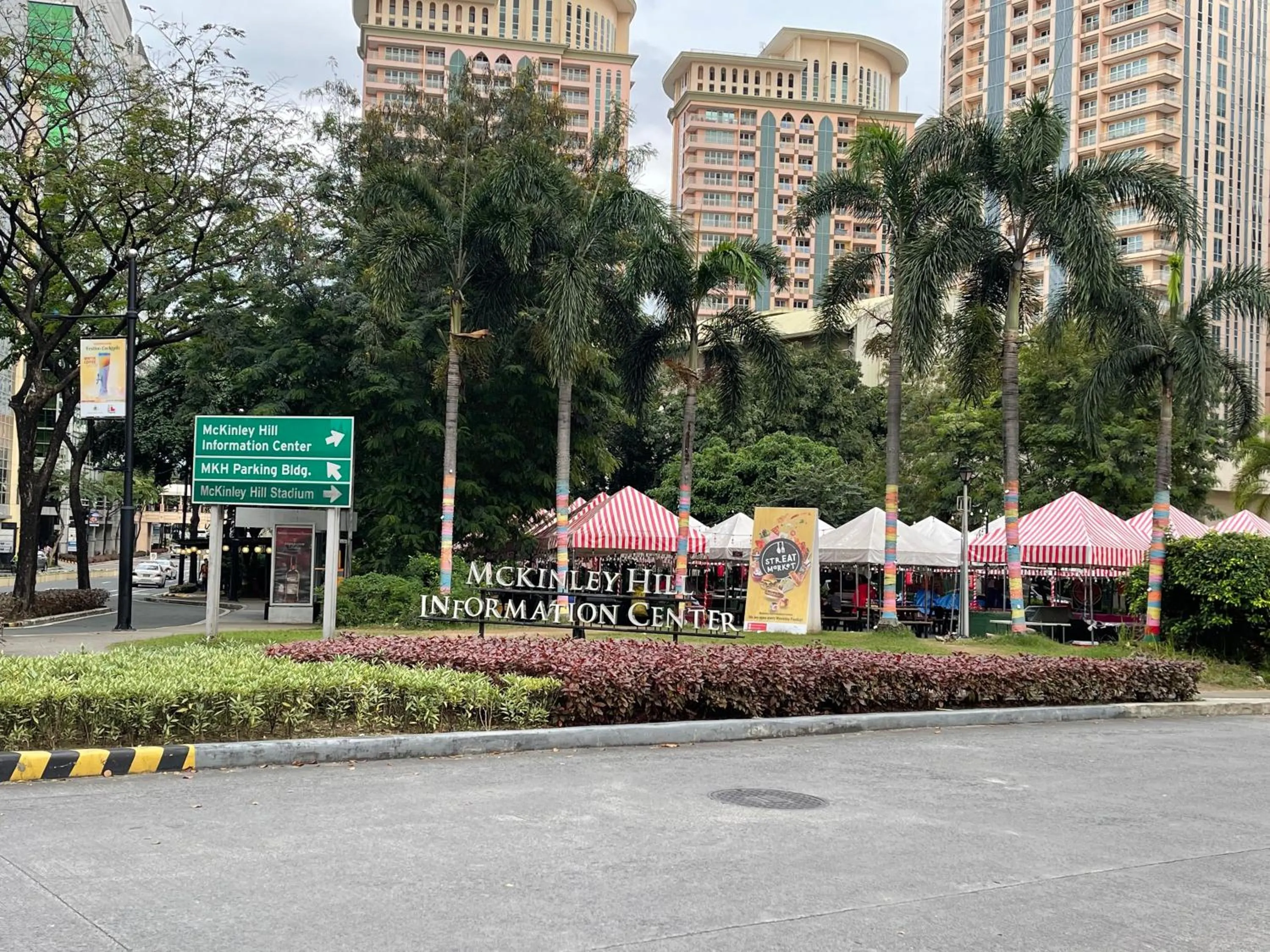 Street view in Luxury 1BR Unit with Pool at Venice Luxury Residences, Tower Domenico, McKinley Hill, Taguig City