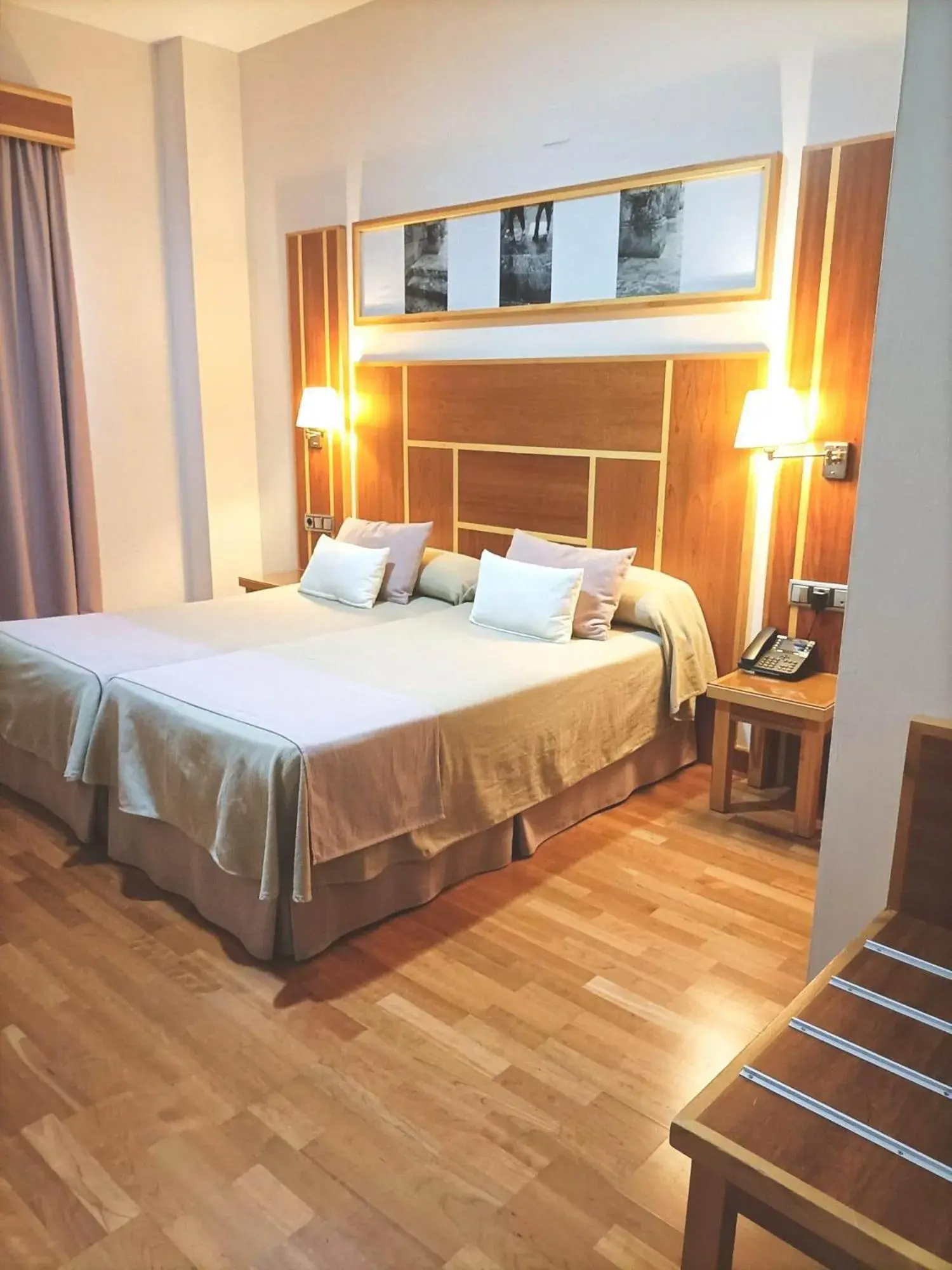 Bed in Hotel Carmen Bed in Hotel Carmen