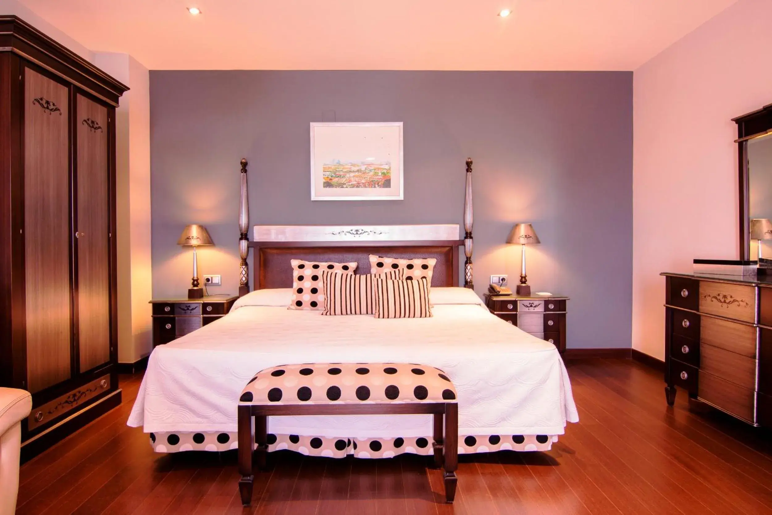 Bed in Hotel Carmen Bed in Hotel Carmen