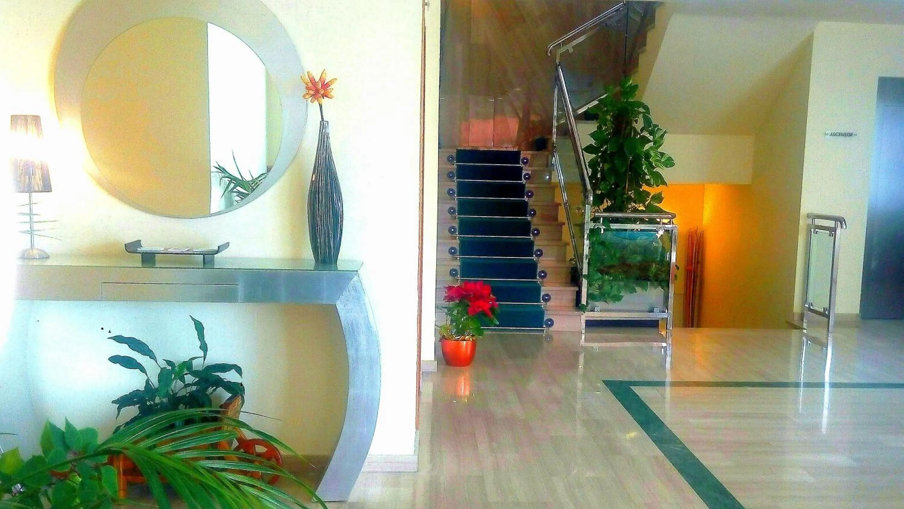 Lobby or reception in Hotel Carmen