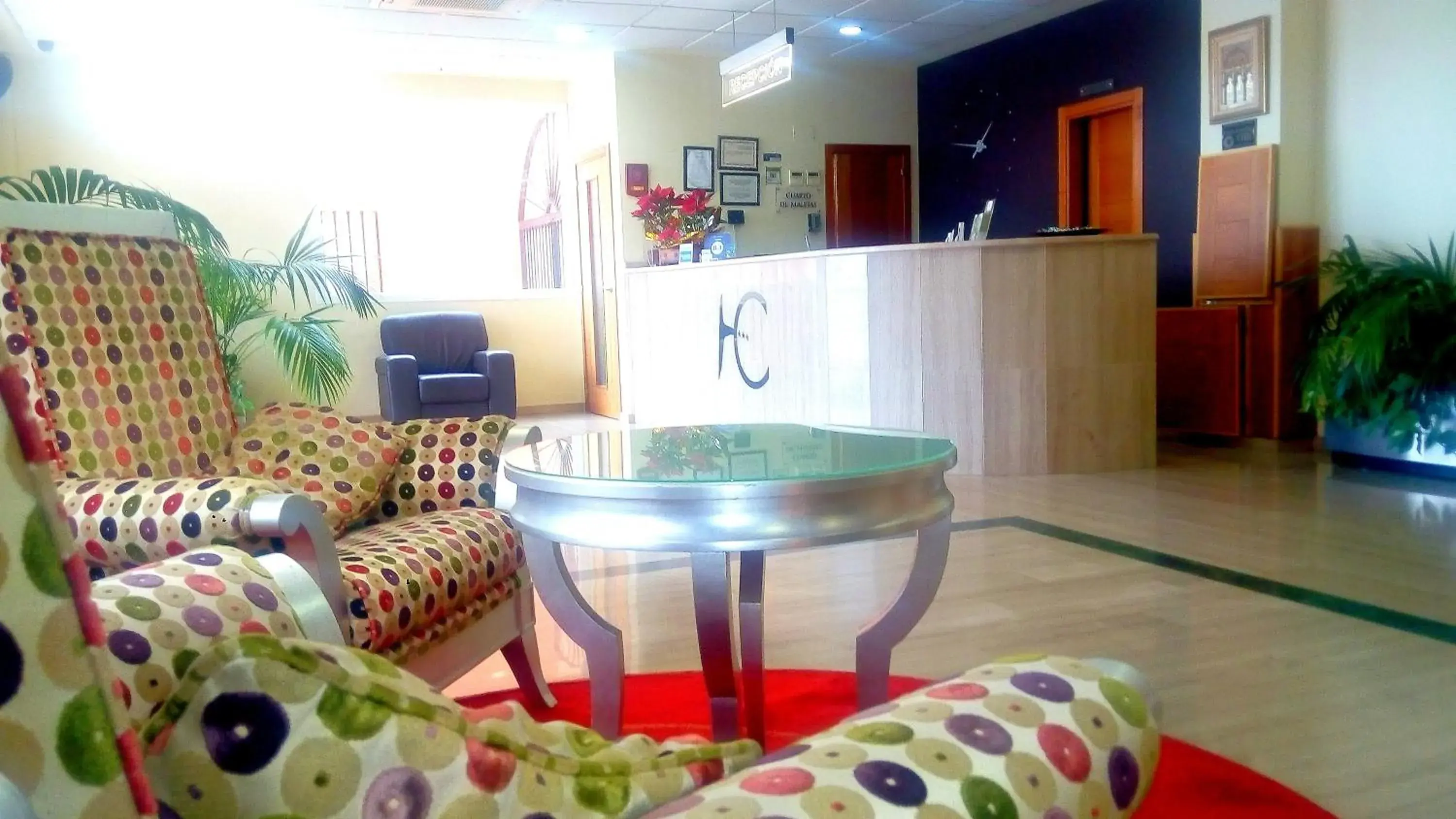 Lobby or reception in Hotel Carmen Lobby or reception in Hotel Carmen