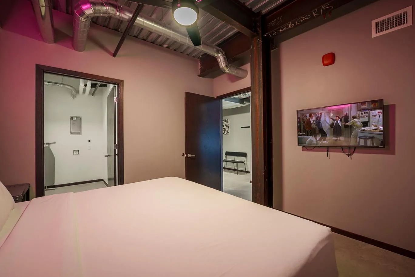 Bed in Brewhalla Hotel