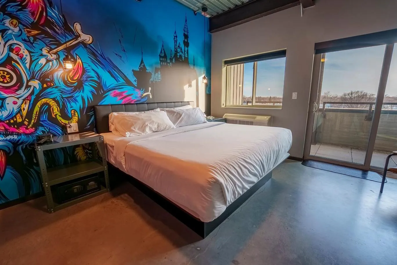 Bed in Brewhalla Hotel