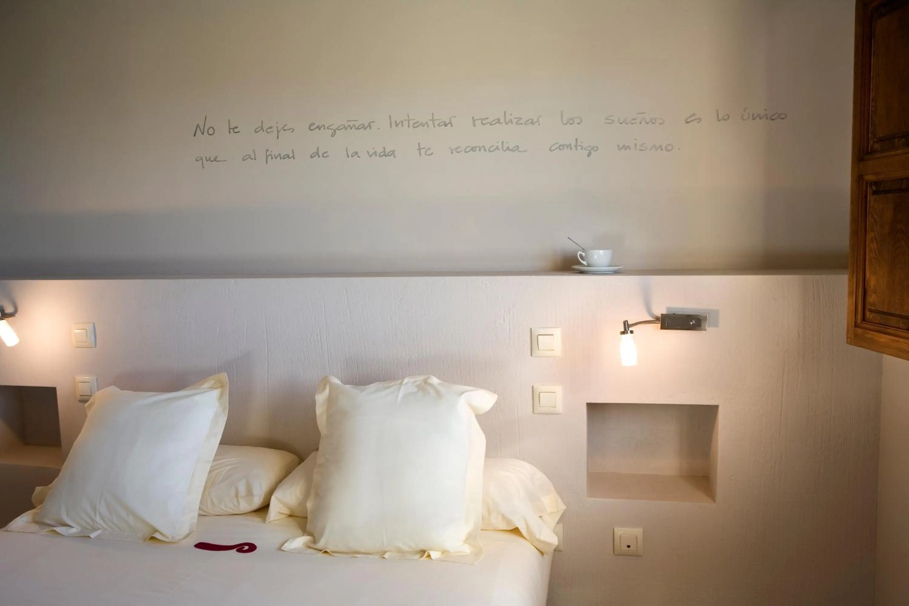 Bed in Hotel Rural La Data