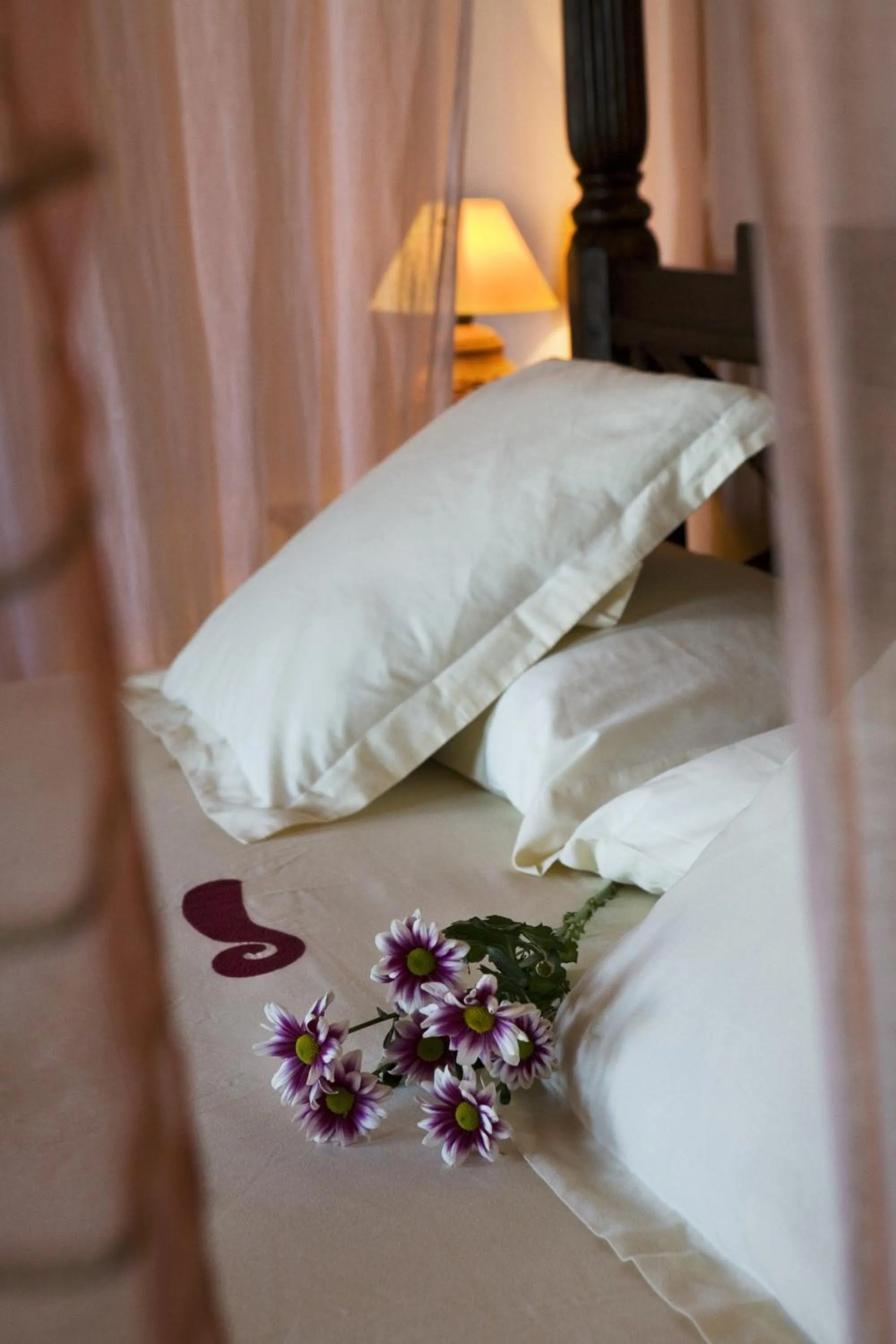 Bed in Hotel Rural La Data