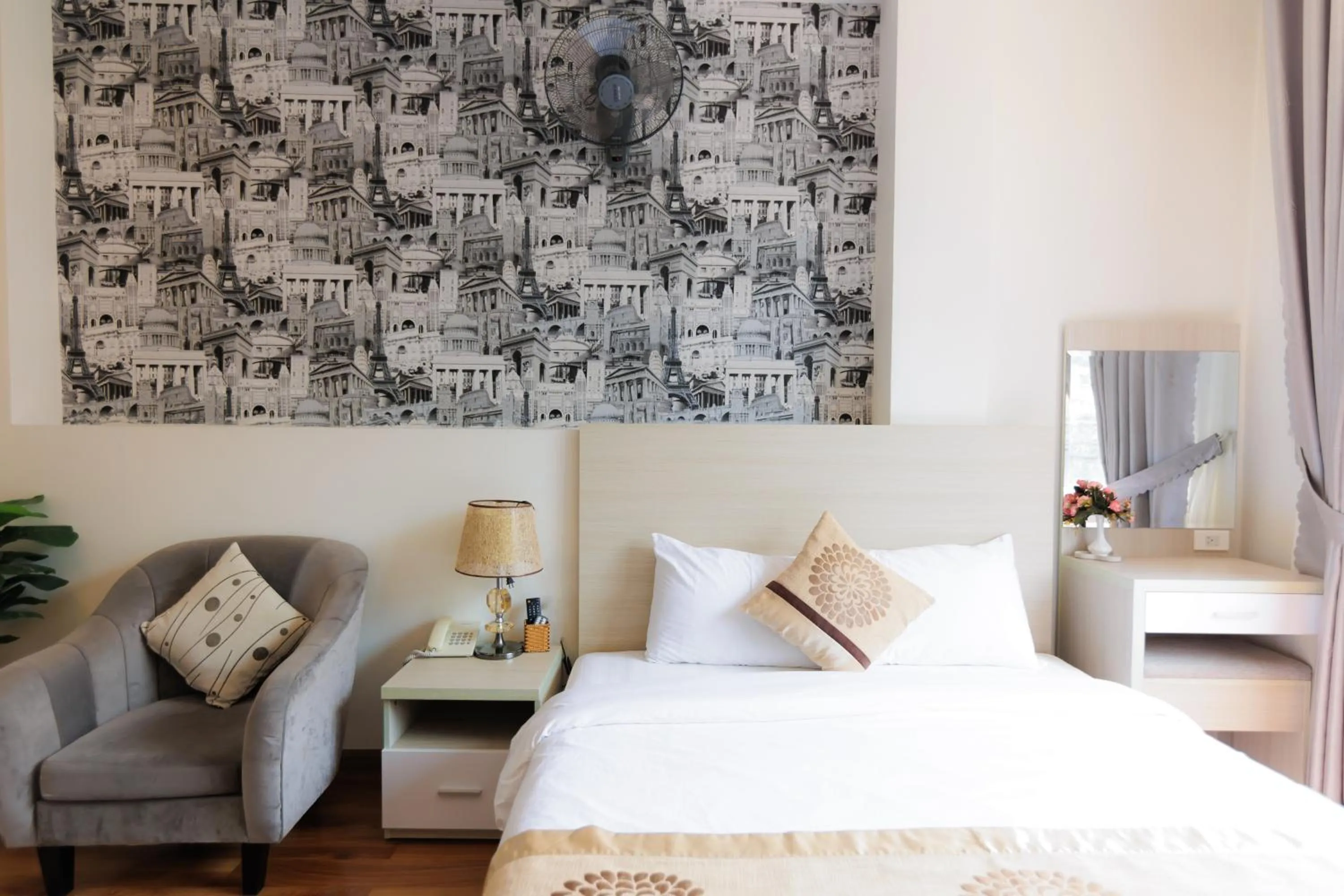 Bed in TTR Vincent Hotel