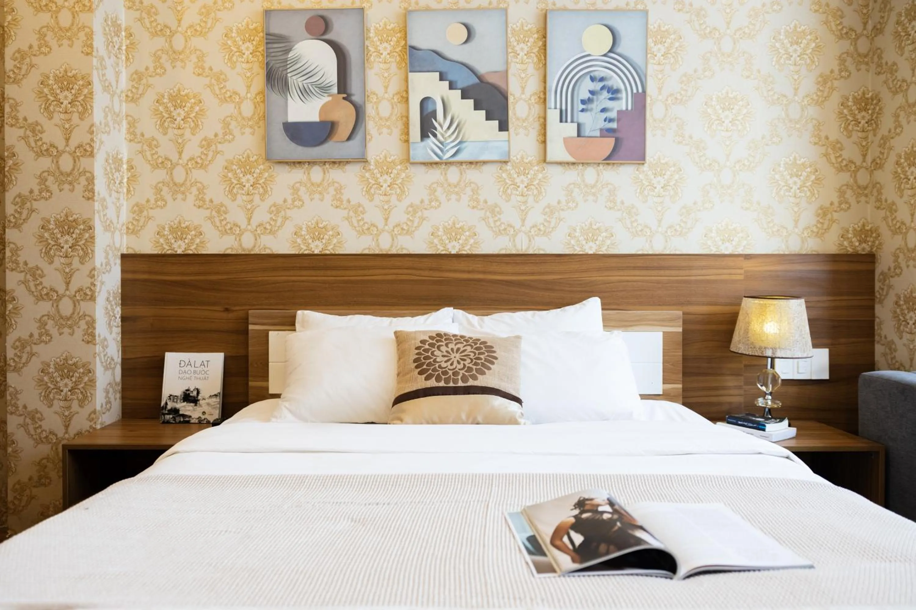 Bed in TTR Vincent Hotel