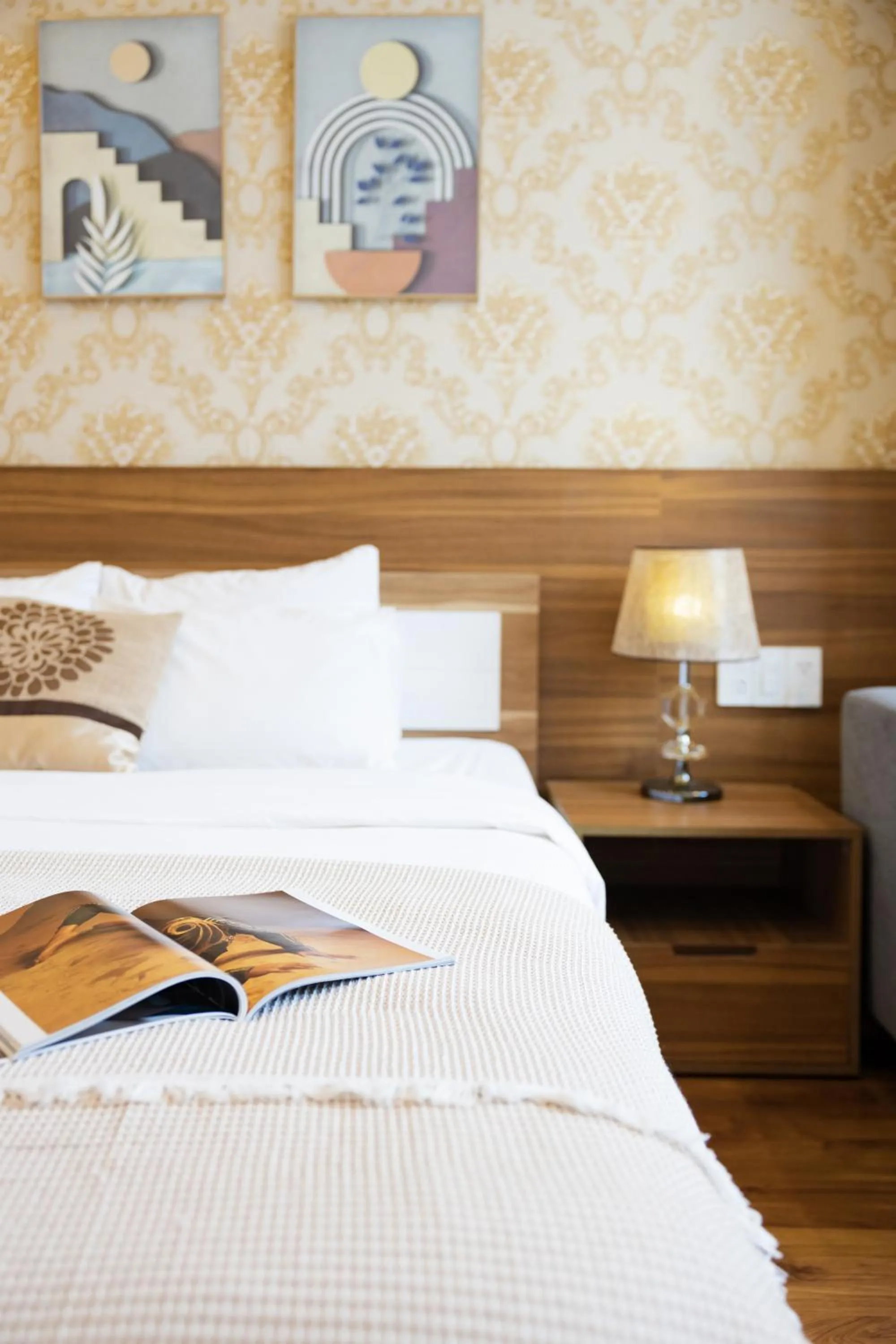 Bed in TTR Vincent Hotel