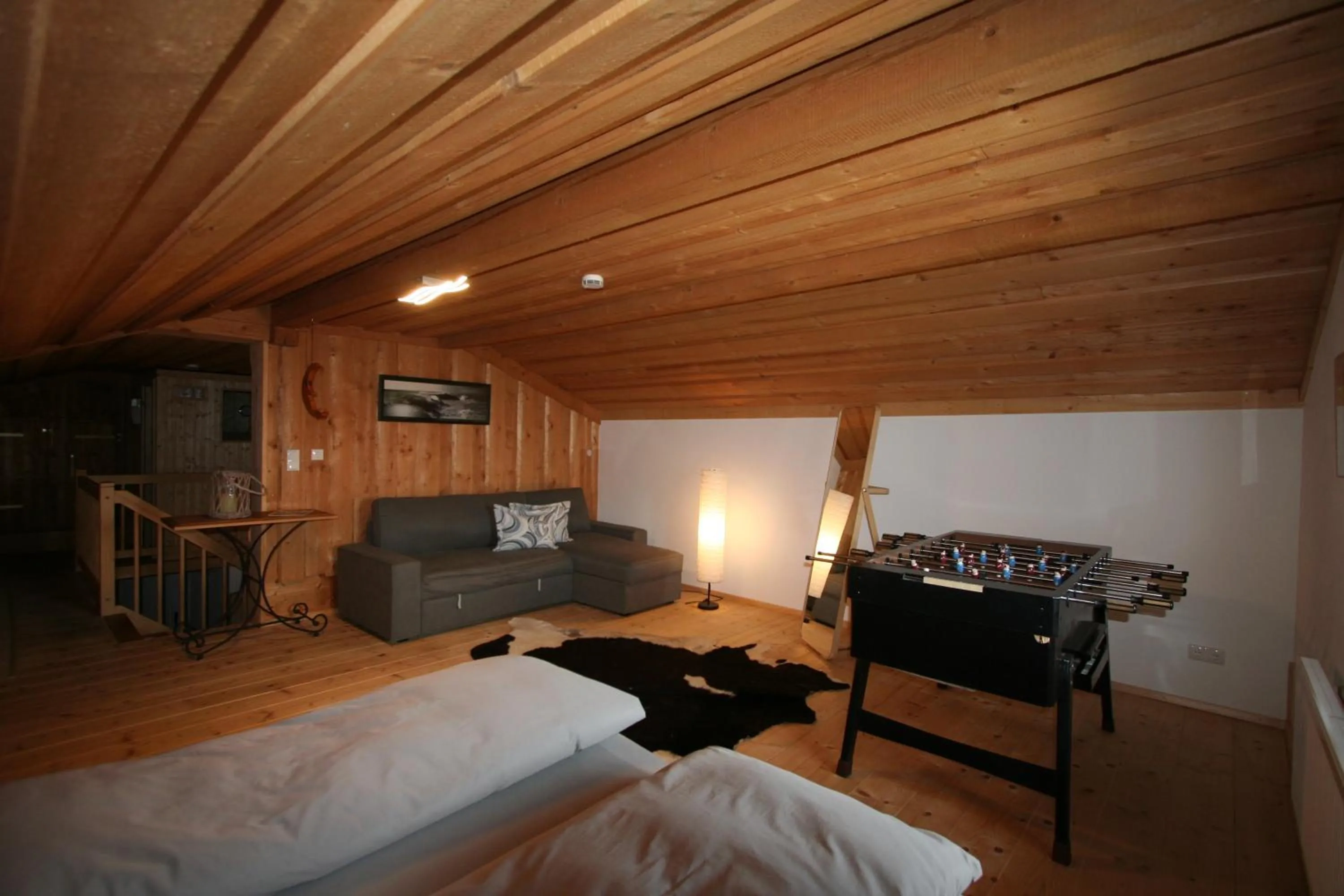 Bed in Alpenflair Ferienwohnung 316 Stadlloft