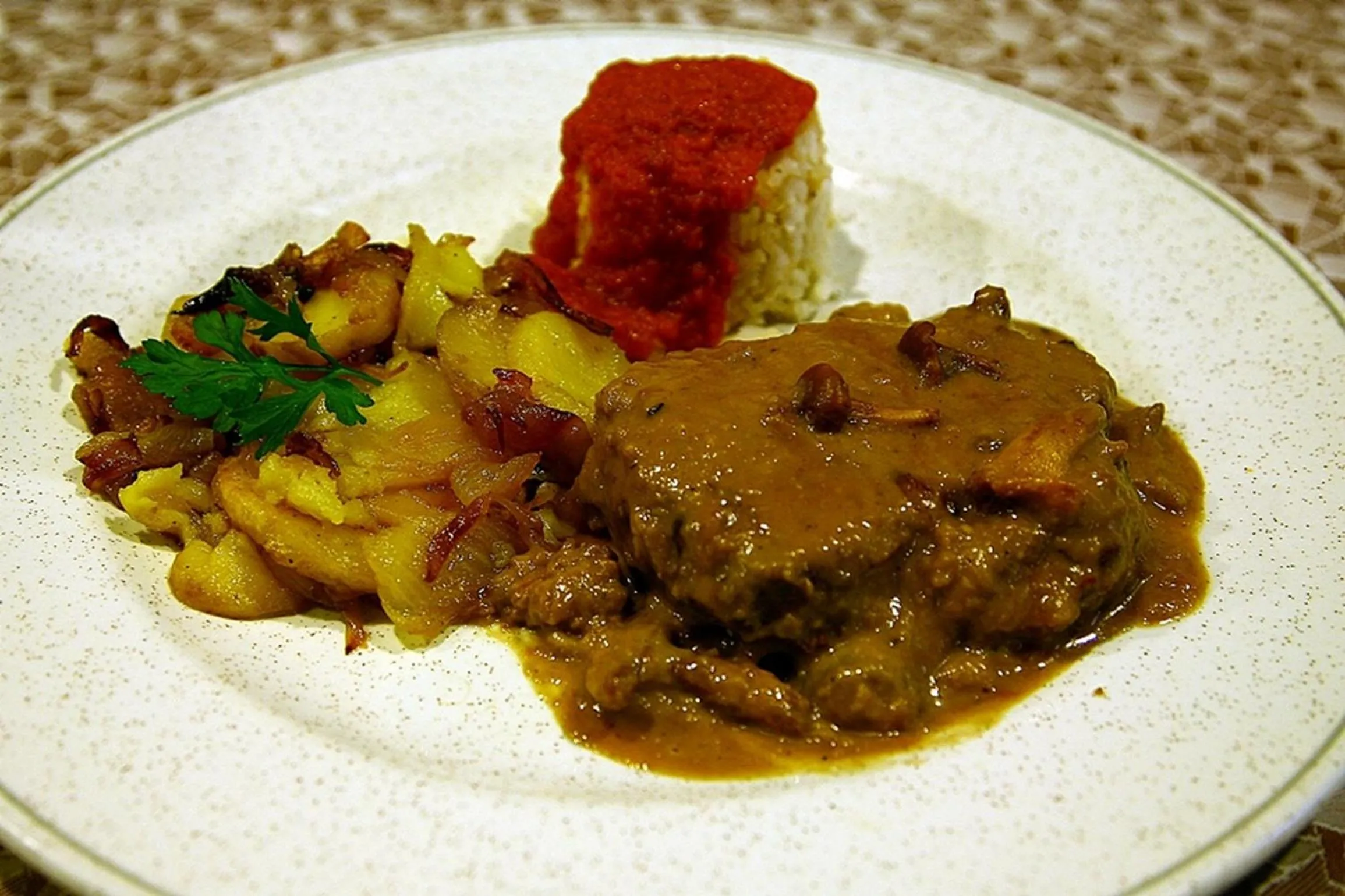 Food in Hotel-Restaurante La Quadra