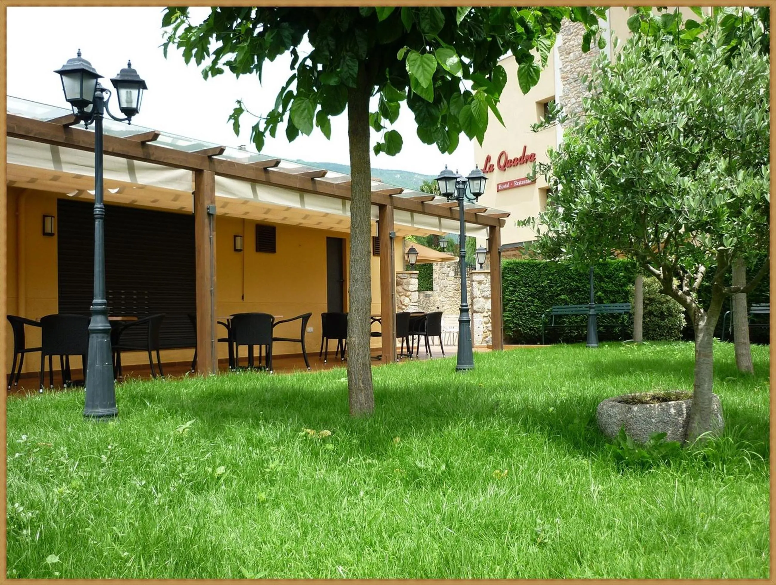 Garden in Hotel-Restaurante La Quadra