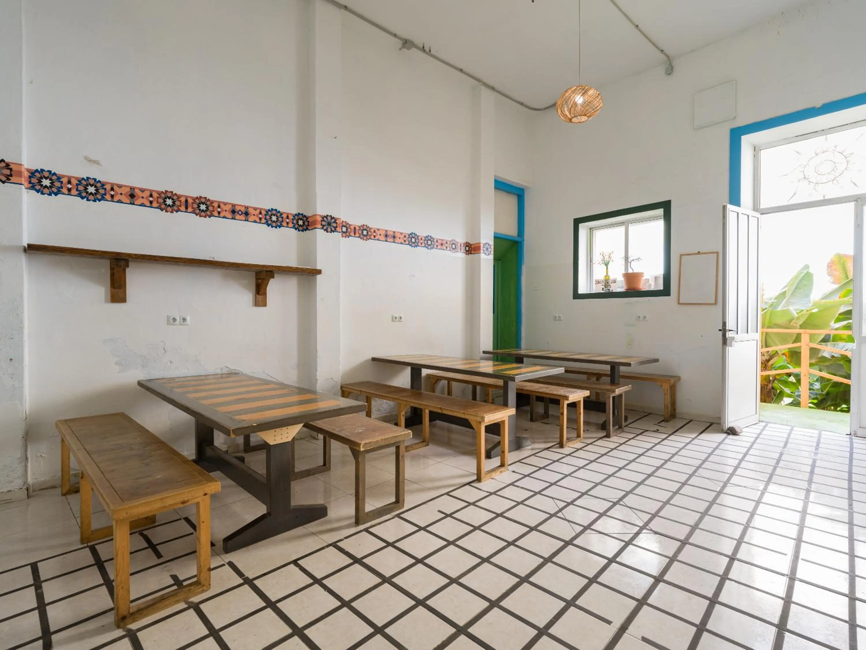 Dining area in Jungle House