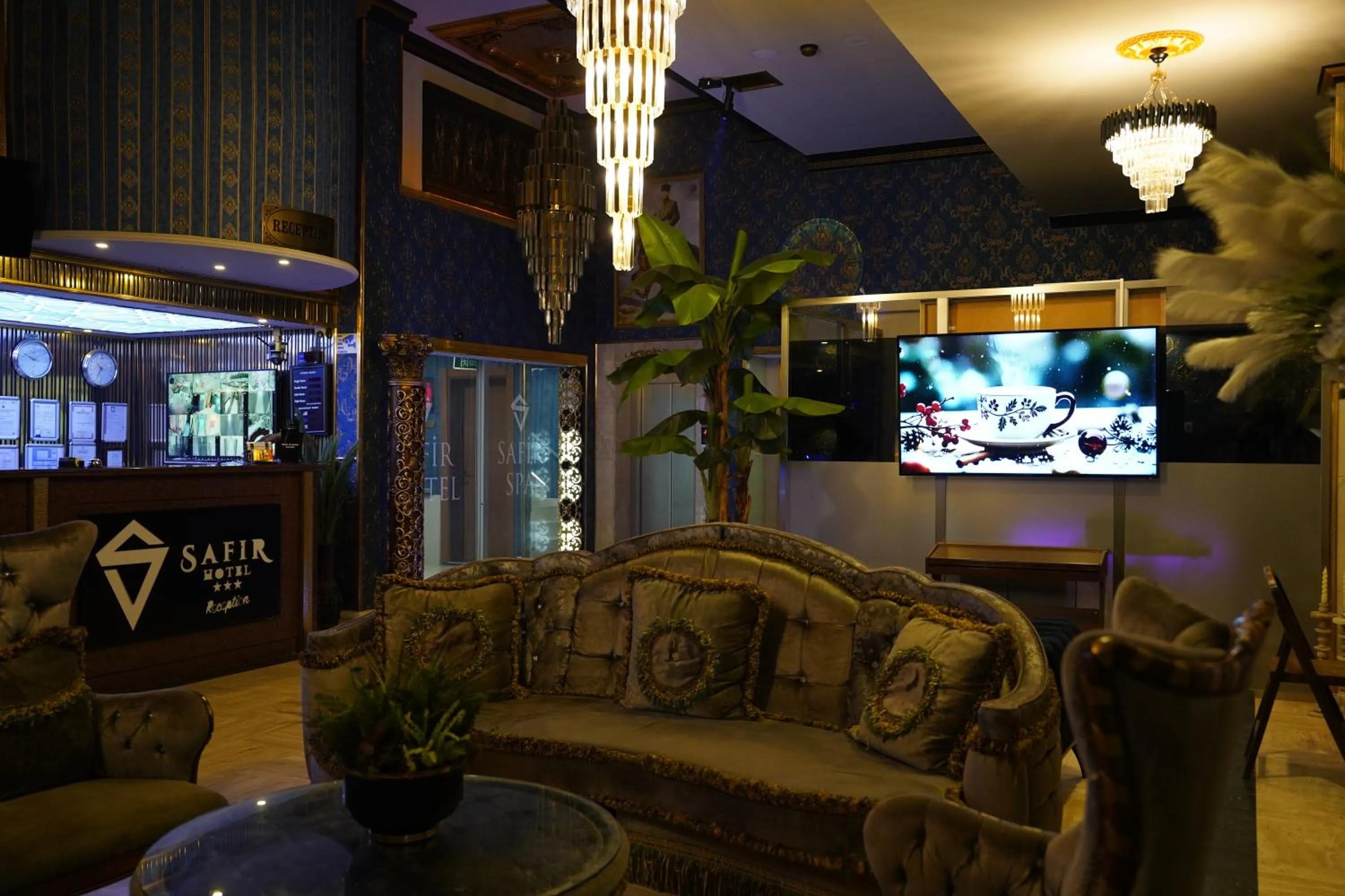 Lobby or reception in Safir Hotels Silivri