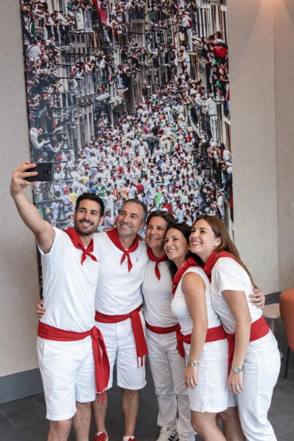 Lobby or reception in Hotel Apartamentos San Fermín Pamplona