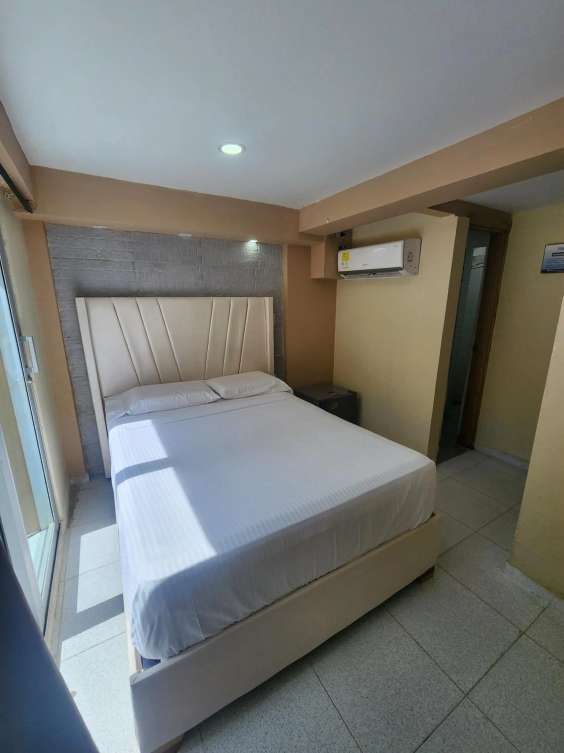 Bed in Hotel y Cabañas Covemar