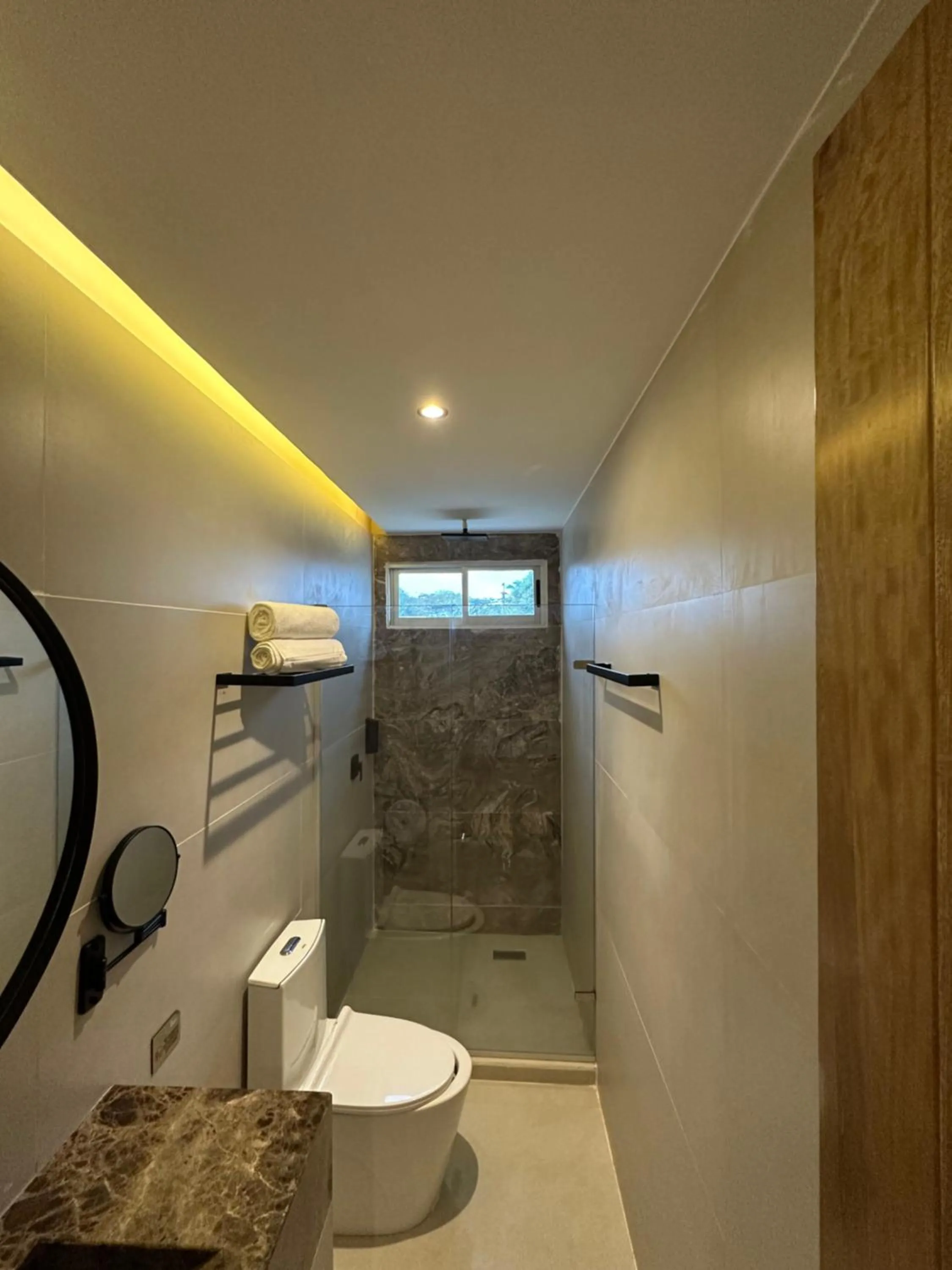 Shower in Hotel y Cabañas Covemar