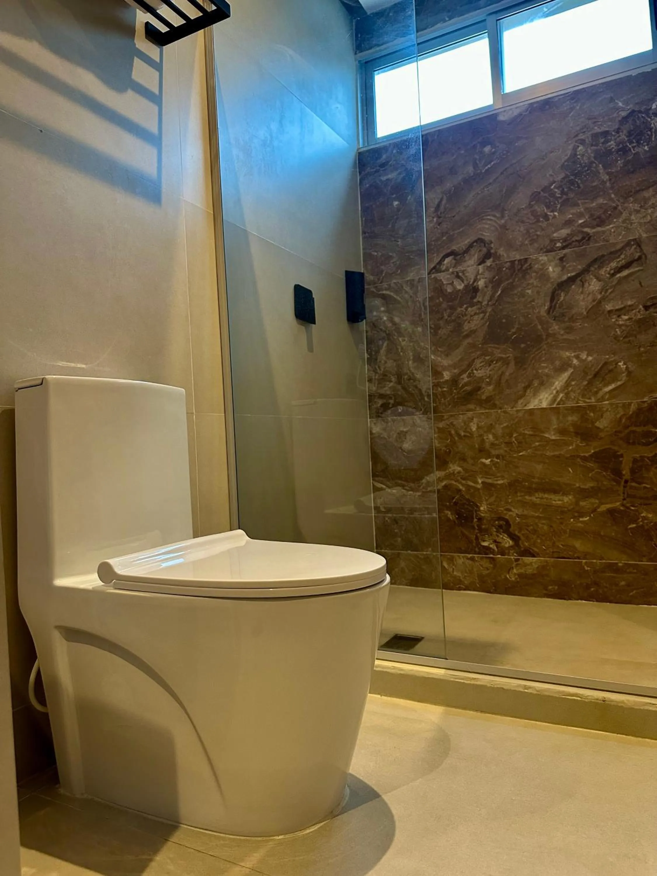 Bathroom in Hotel y Cabañas Covemar