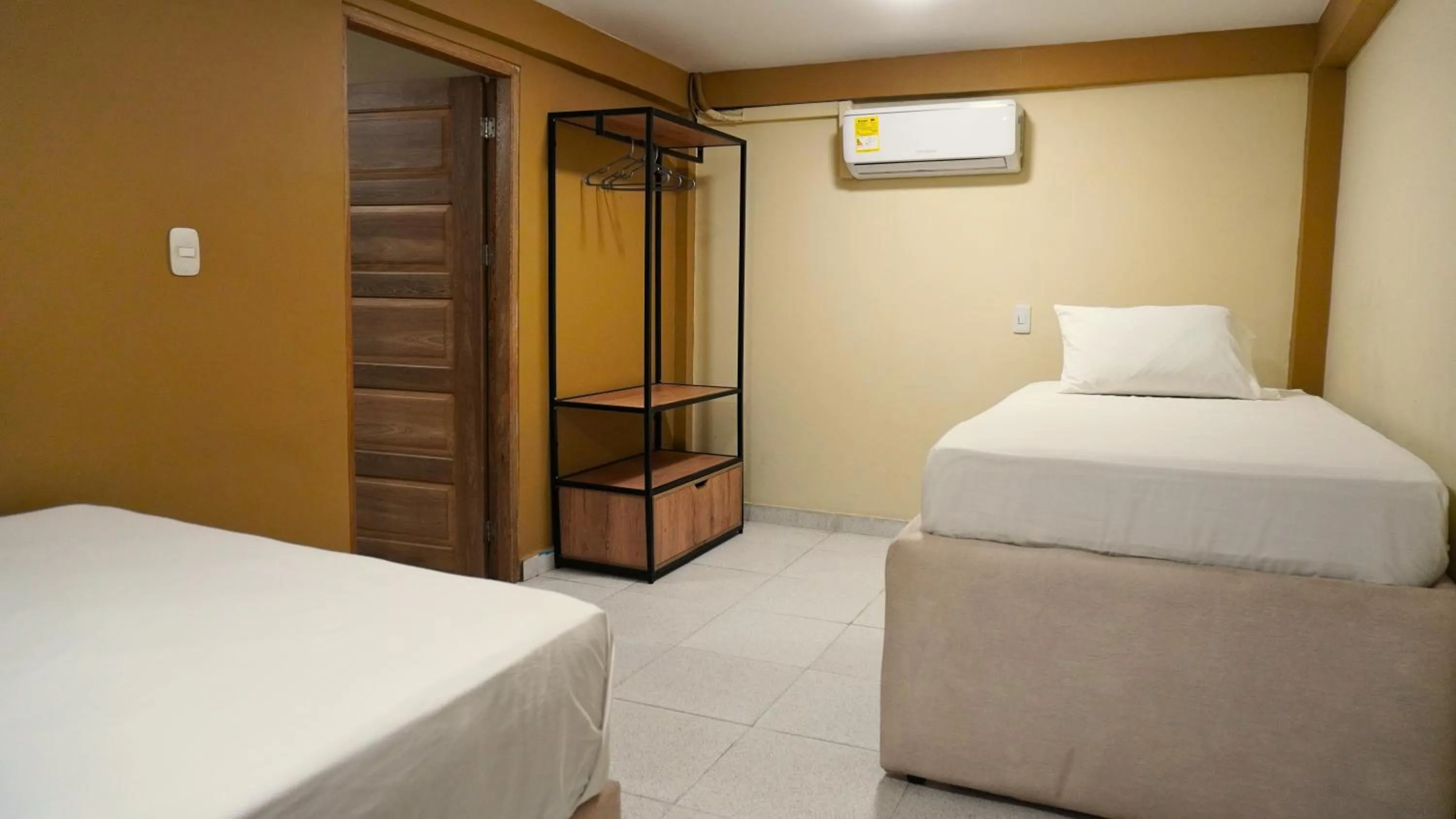 Bed in Hotel y Cabañas Covemar