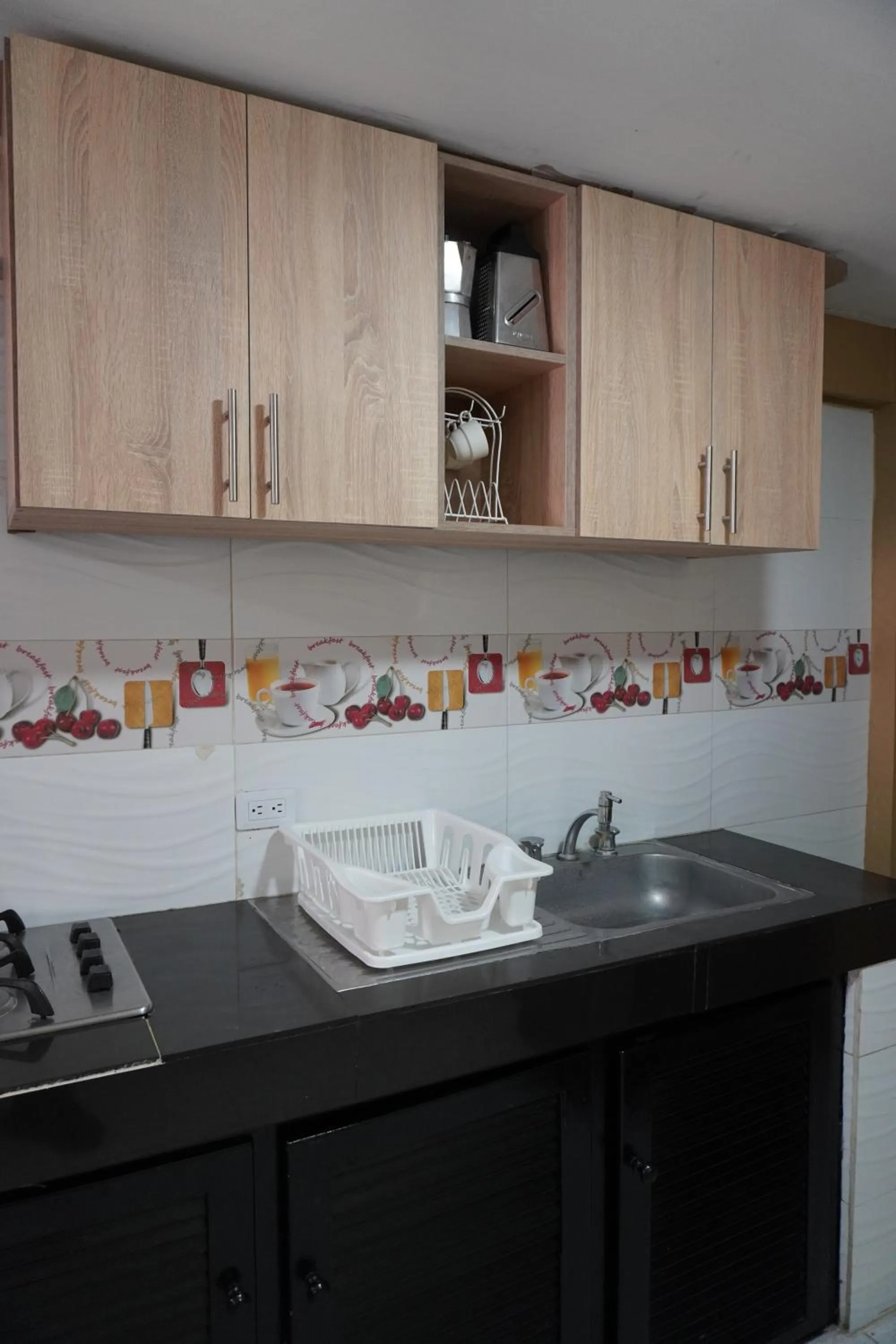 Kitchen or kitchenette in Hotel y Cabañas Covemar