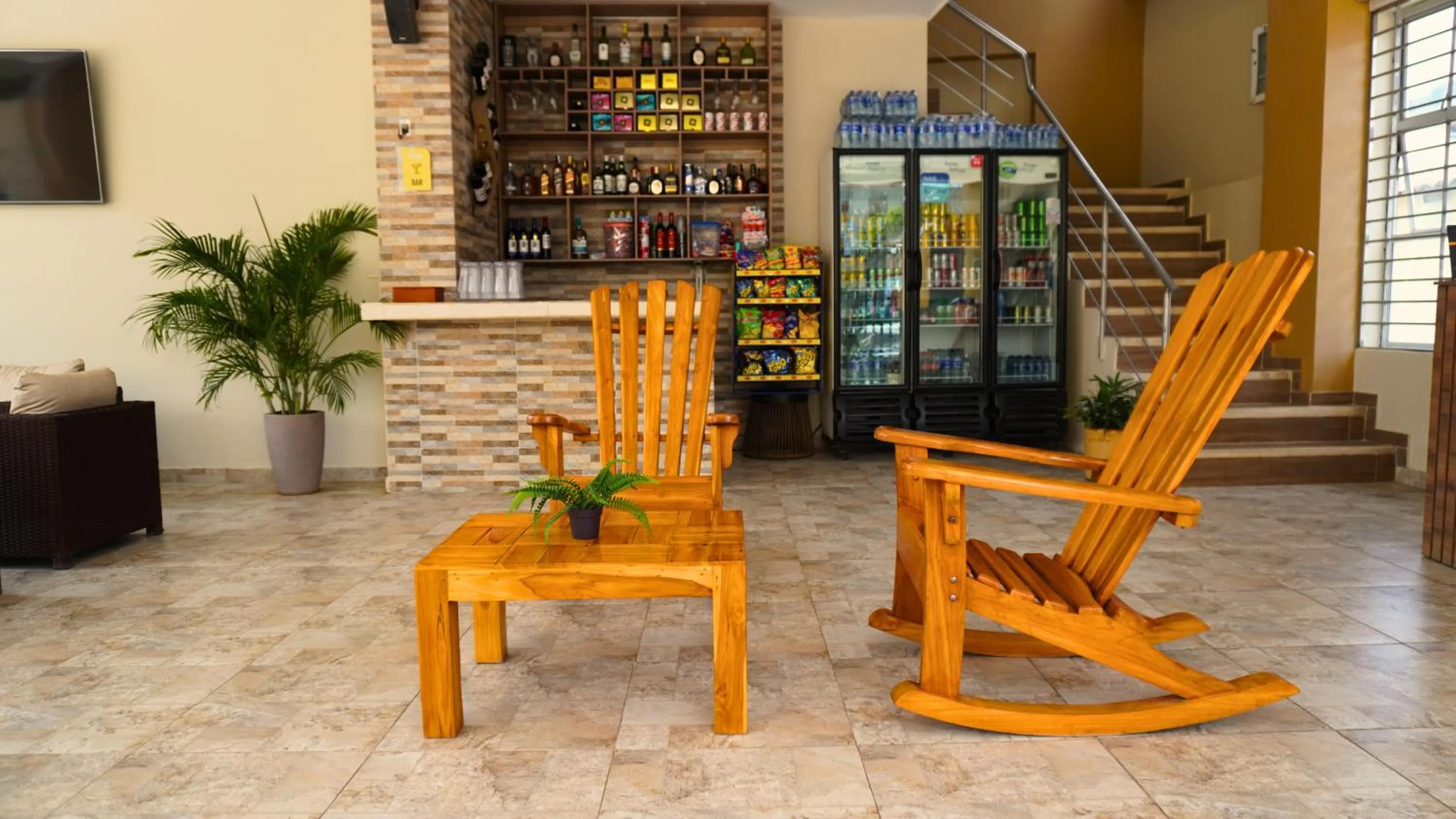 Seating area in Hotel y Cabañas Covemar