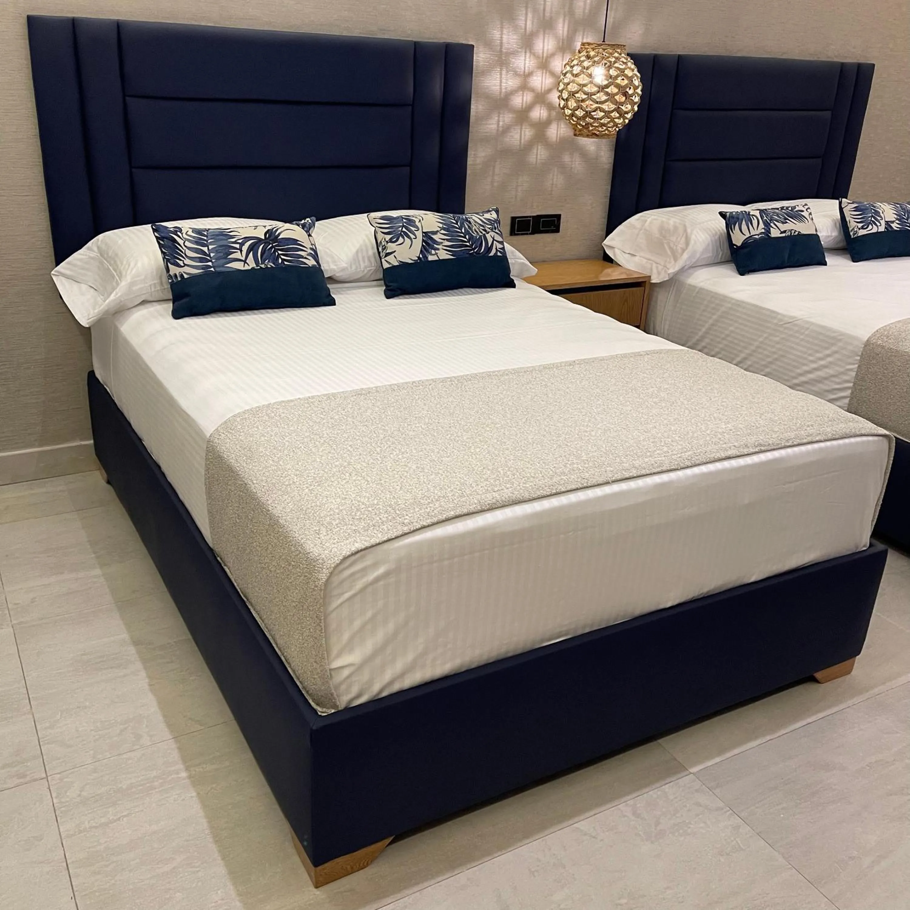 Bed in Hotel y Cabañas Covemar