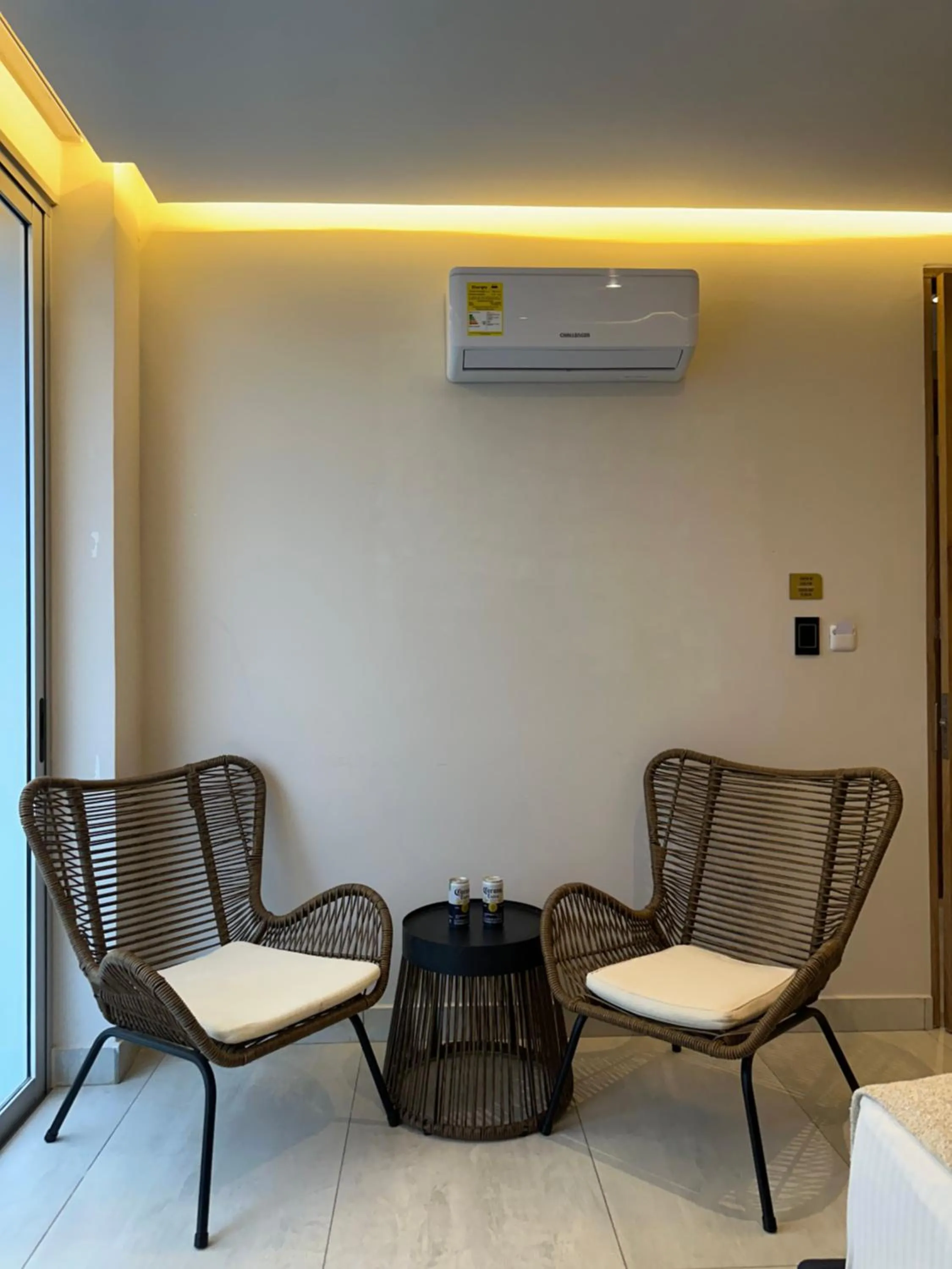 Seating area in Hotel y Cabañas Covemar