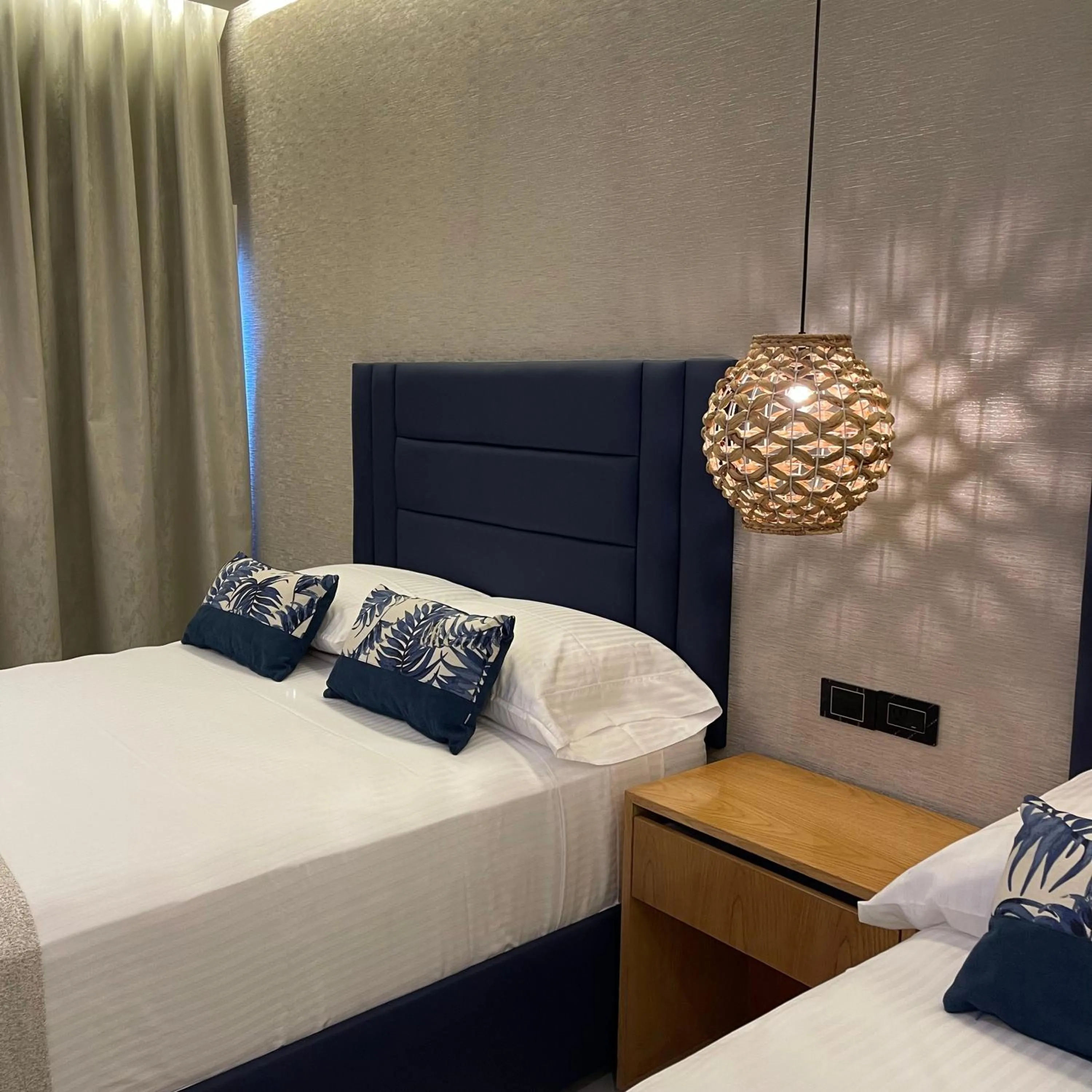 Bed in Hotel y Cabañas Covemar