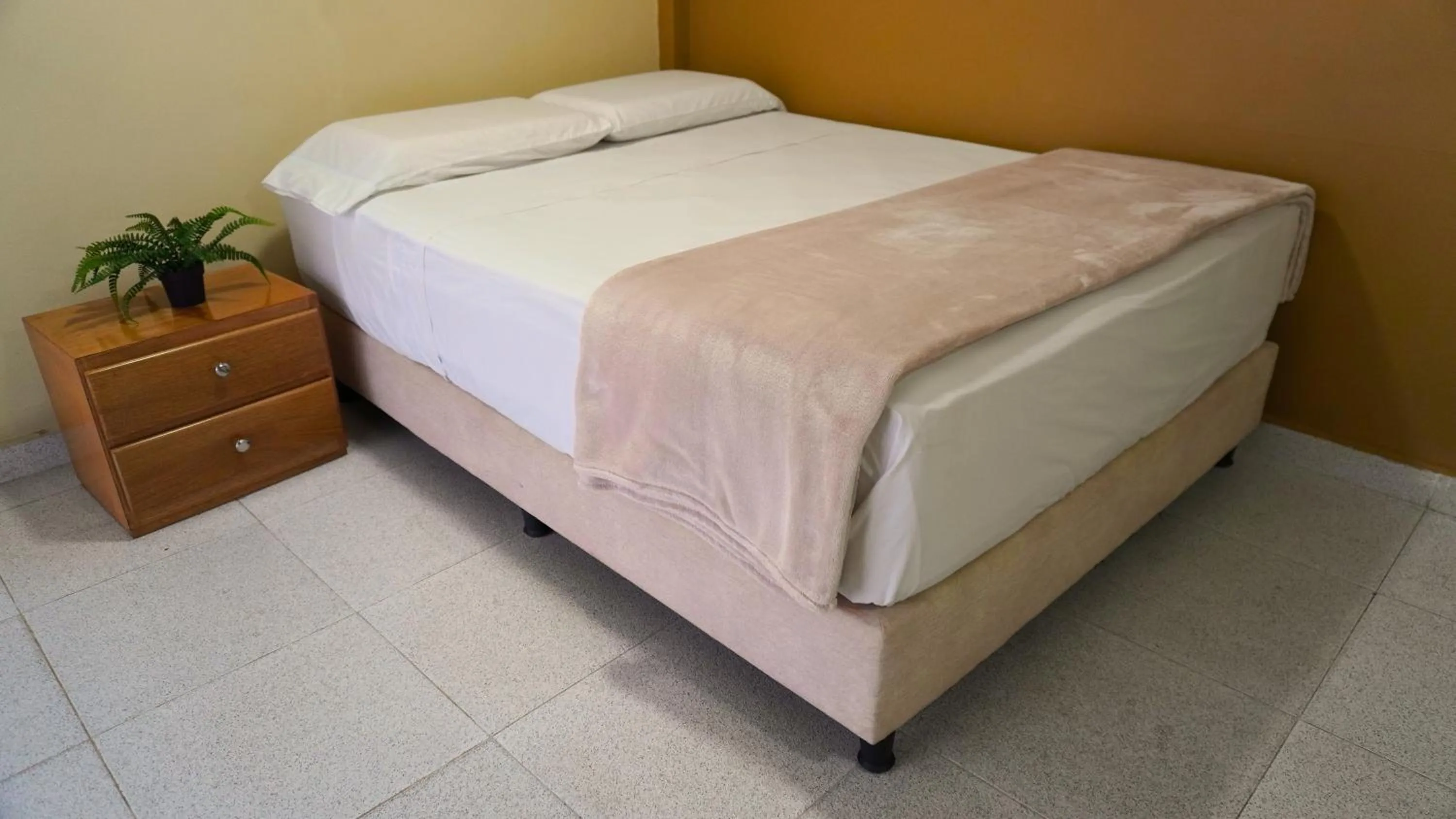 Bed in Hotel y Cabañas Covemar