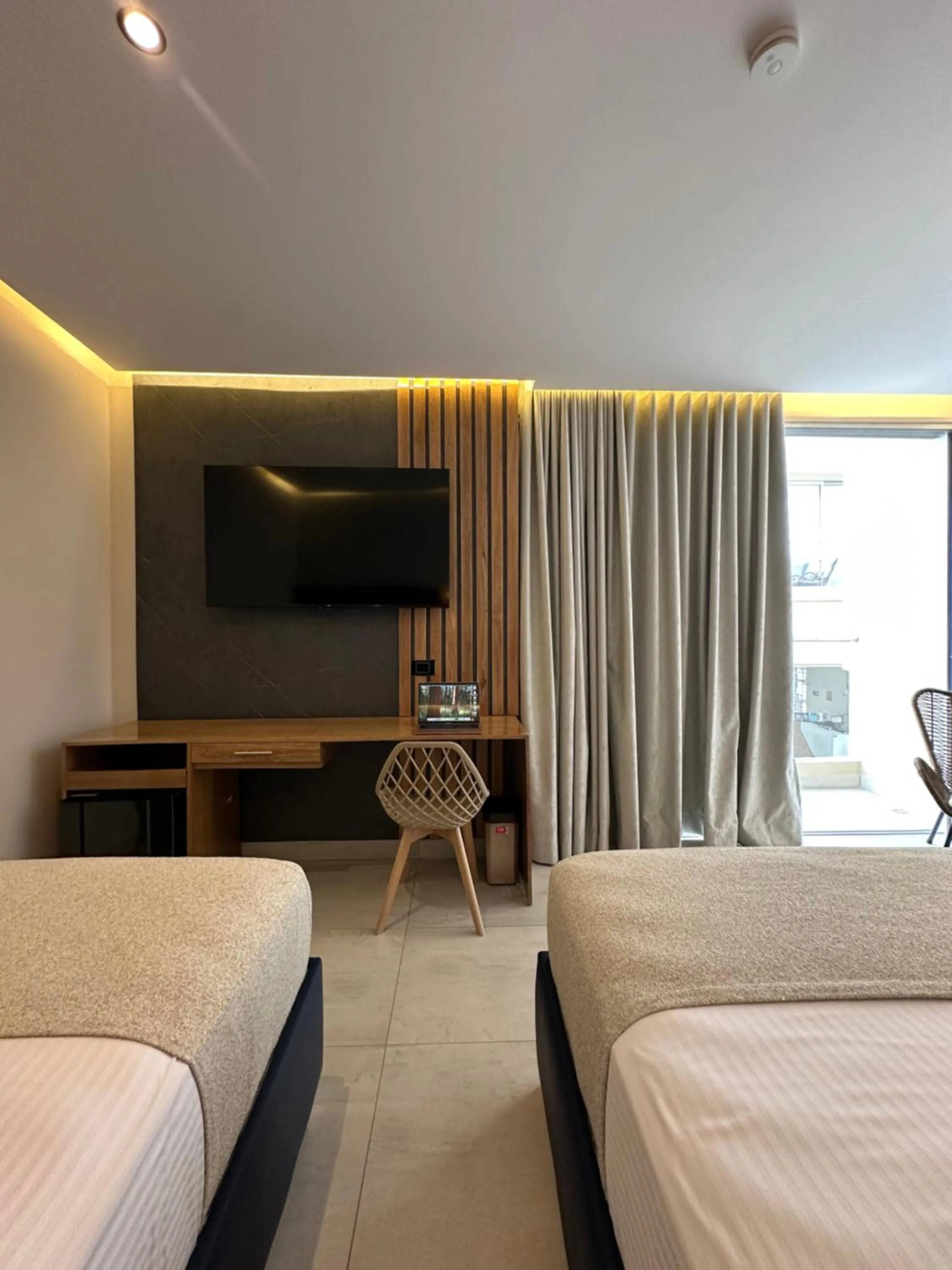 Bed in Hotel y Cabañas Covemar