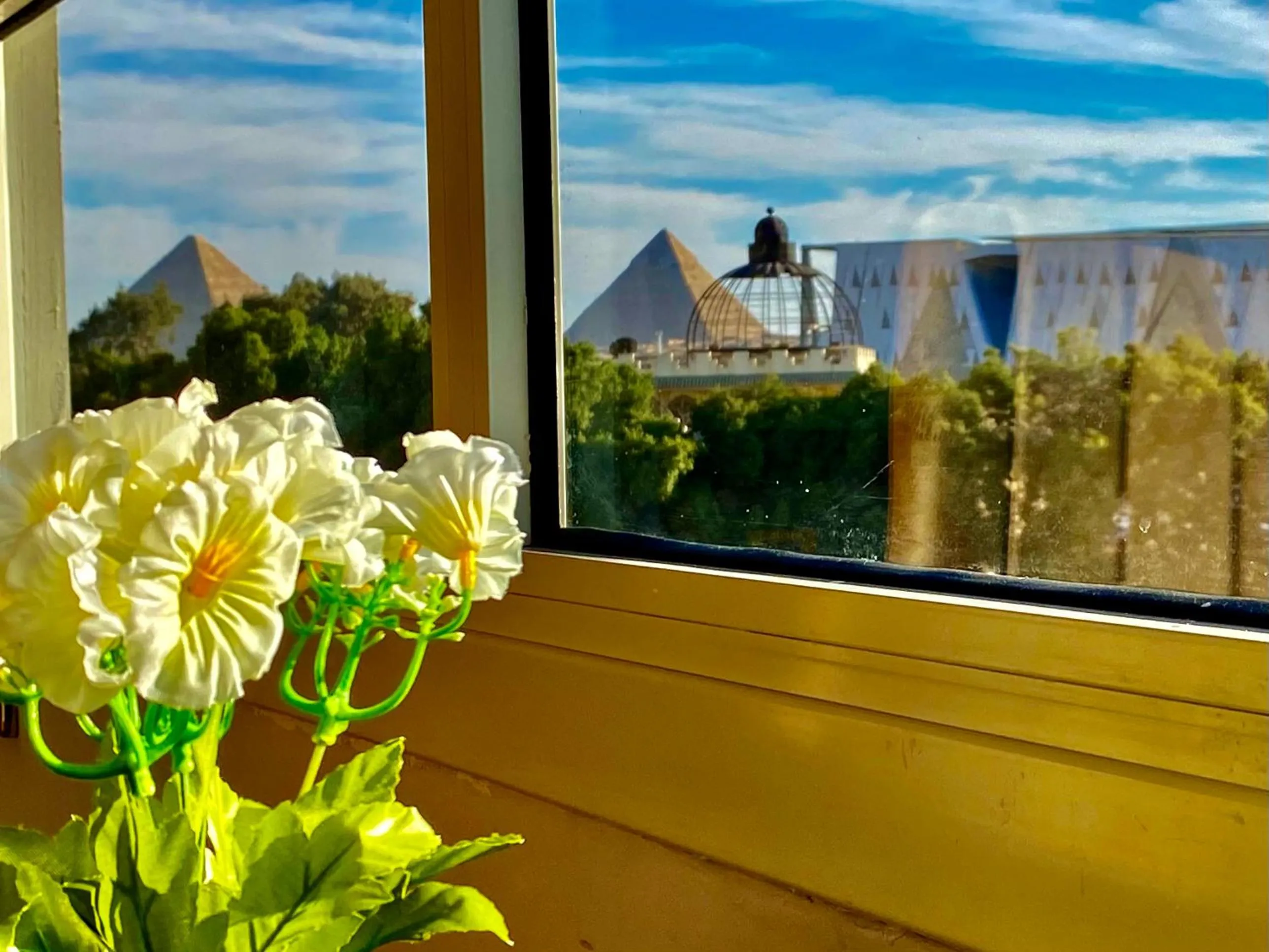 View (from property/room) in New Museum Guest House, Pyramids View