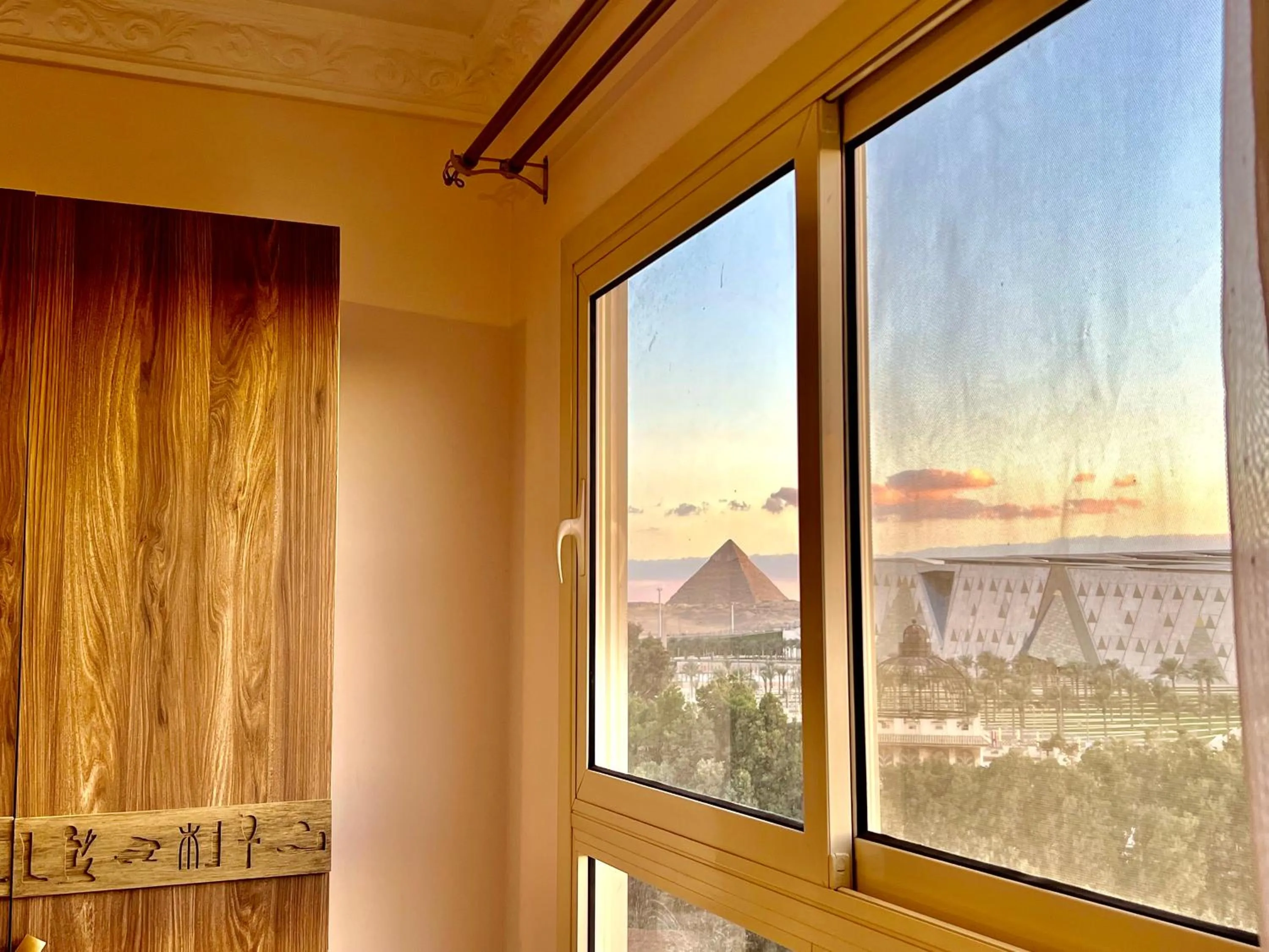 View (from property/room) in New Museum Guest House, Pyramids View