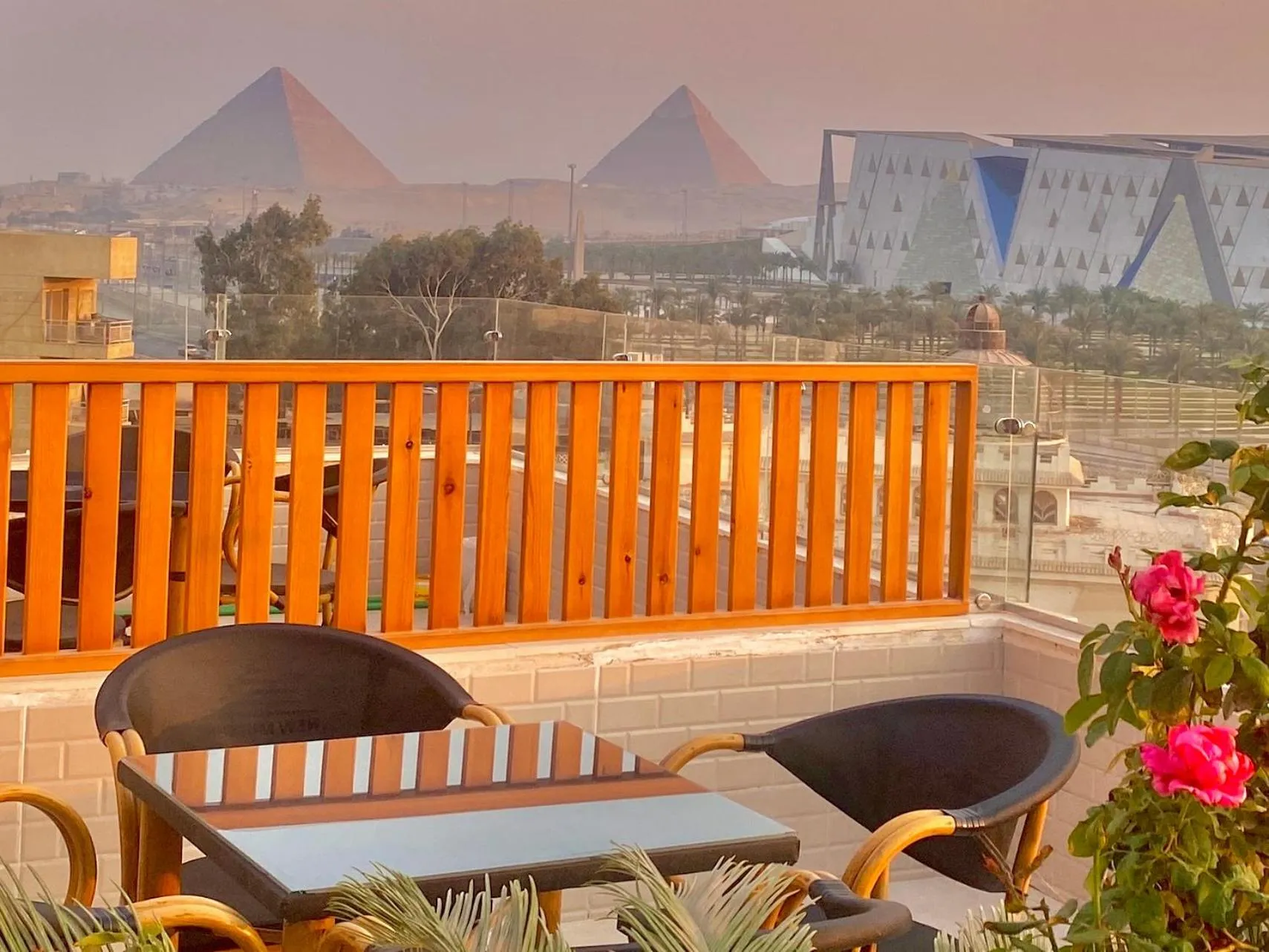 View (from property/room) in New Museum Guest House, Pyramids View