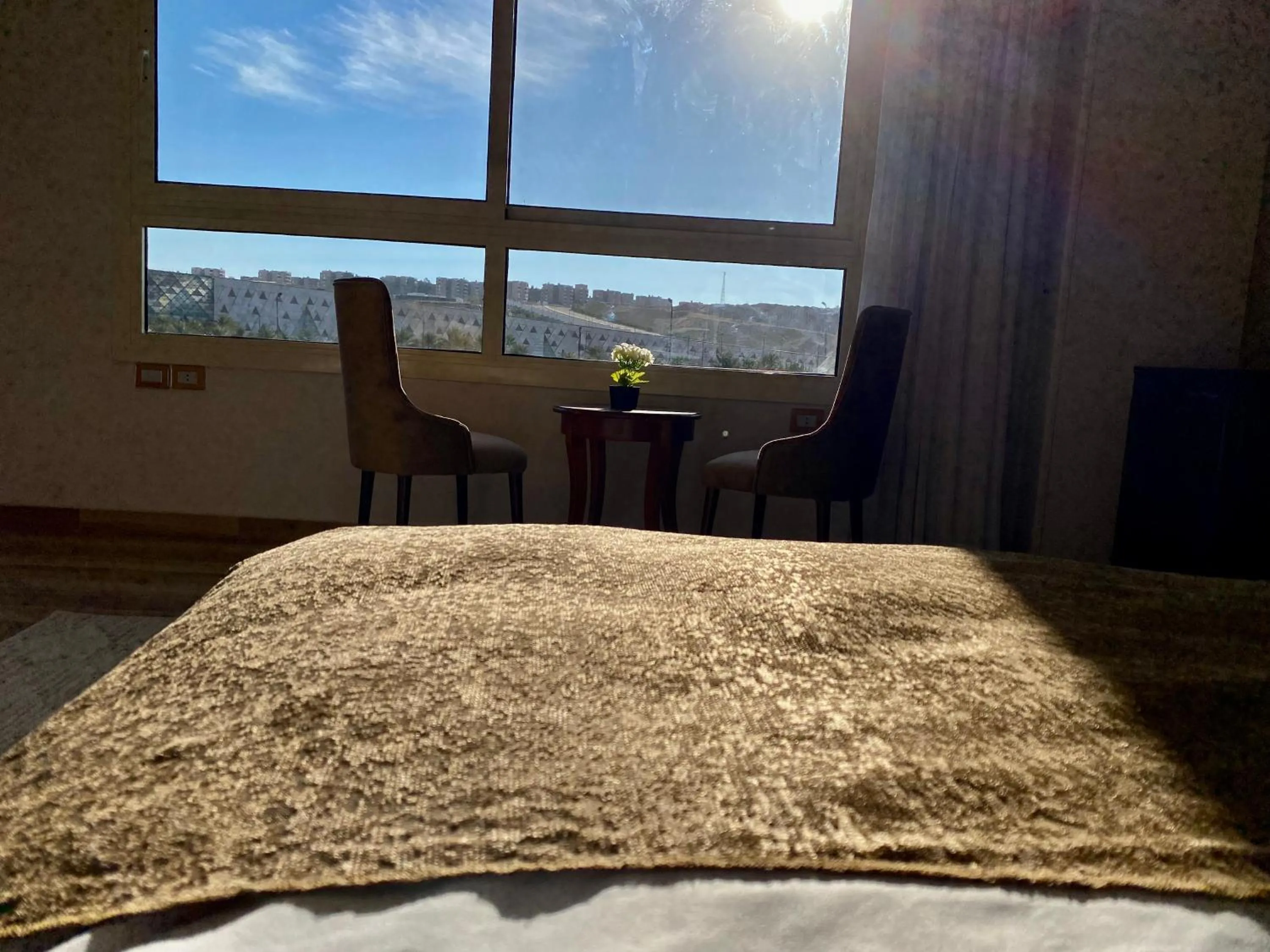 Bedroom, Bed in New Museum Guest House, Pyramids View